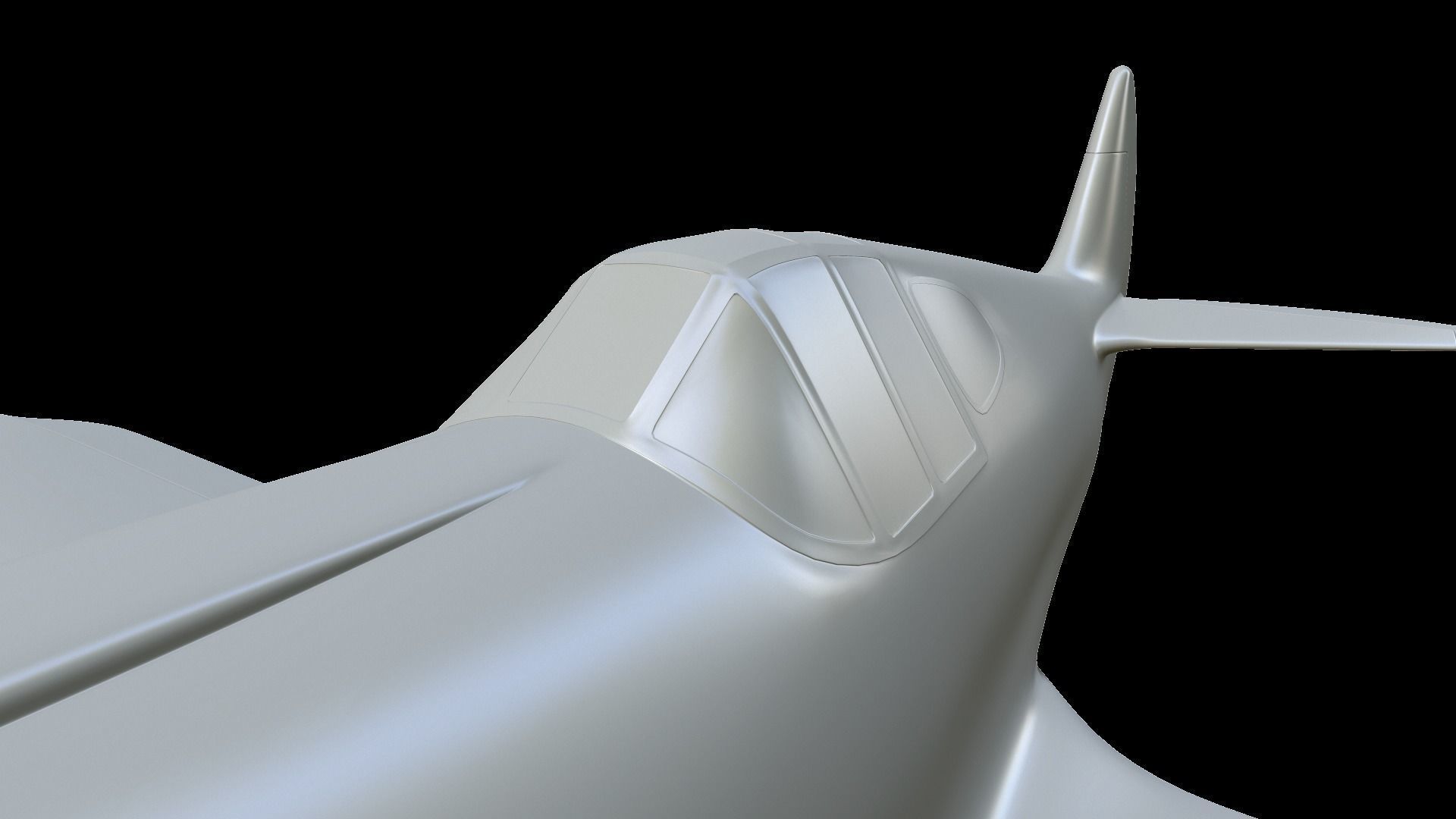 CAC Boomerang fighter model for 3D-printing 3D print model_14