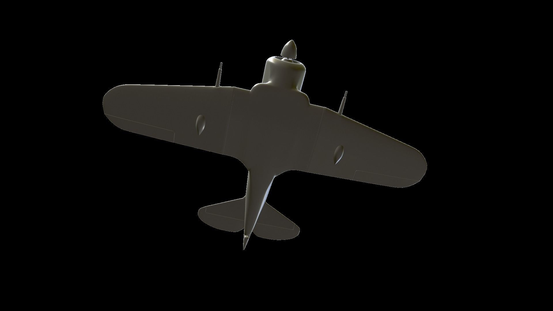 CAC Boomerang fighter model for 3D-printing 3D print model_12