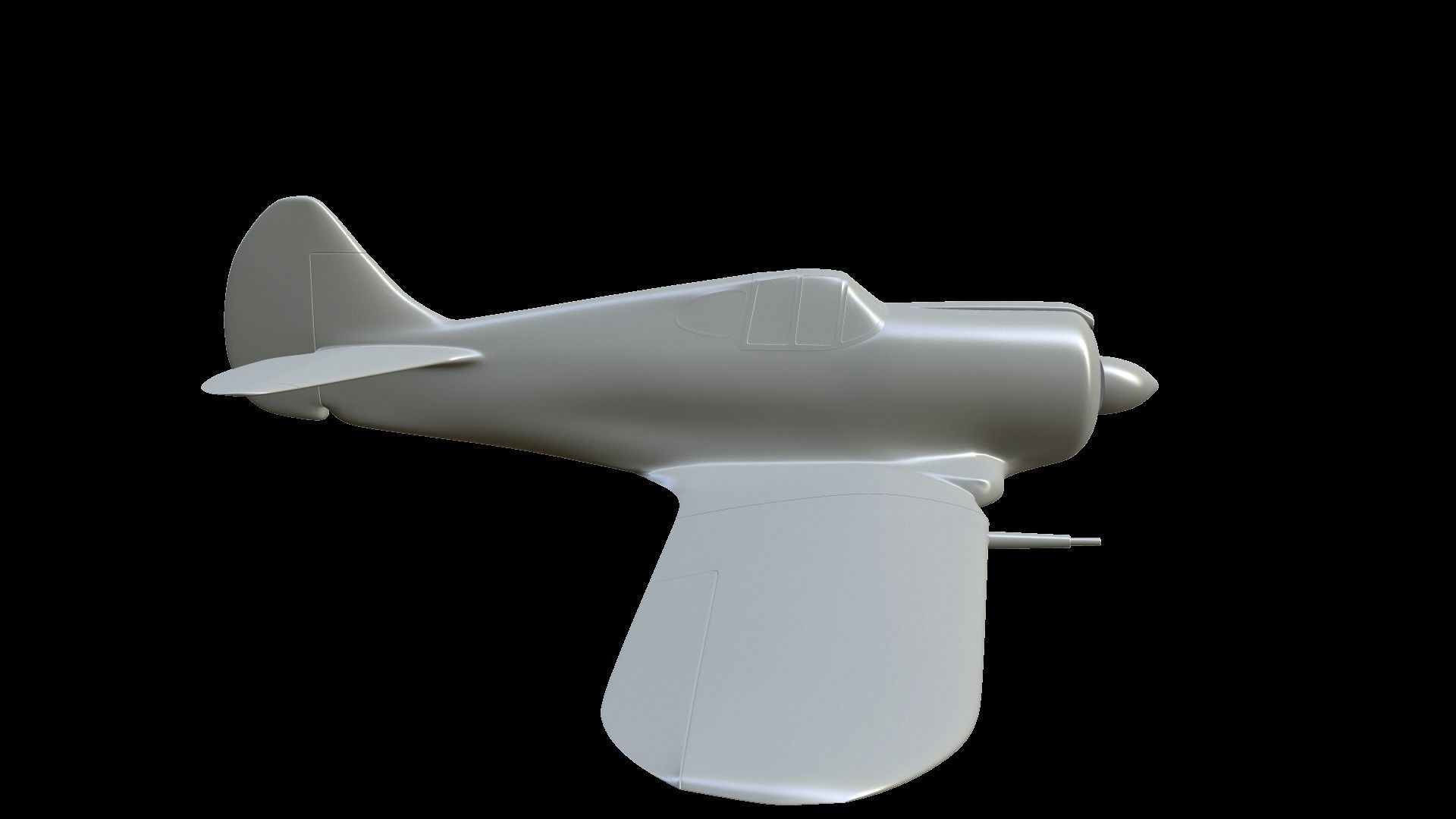 CAC Boomerang fighter model for 3D-printing 3D print model_7