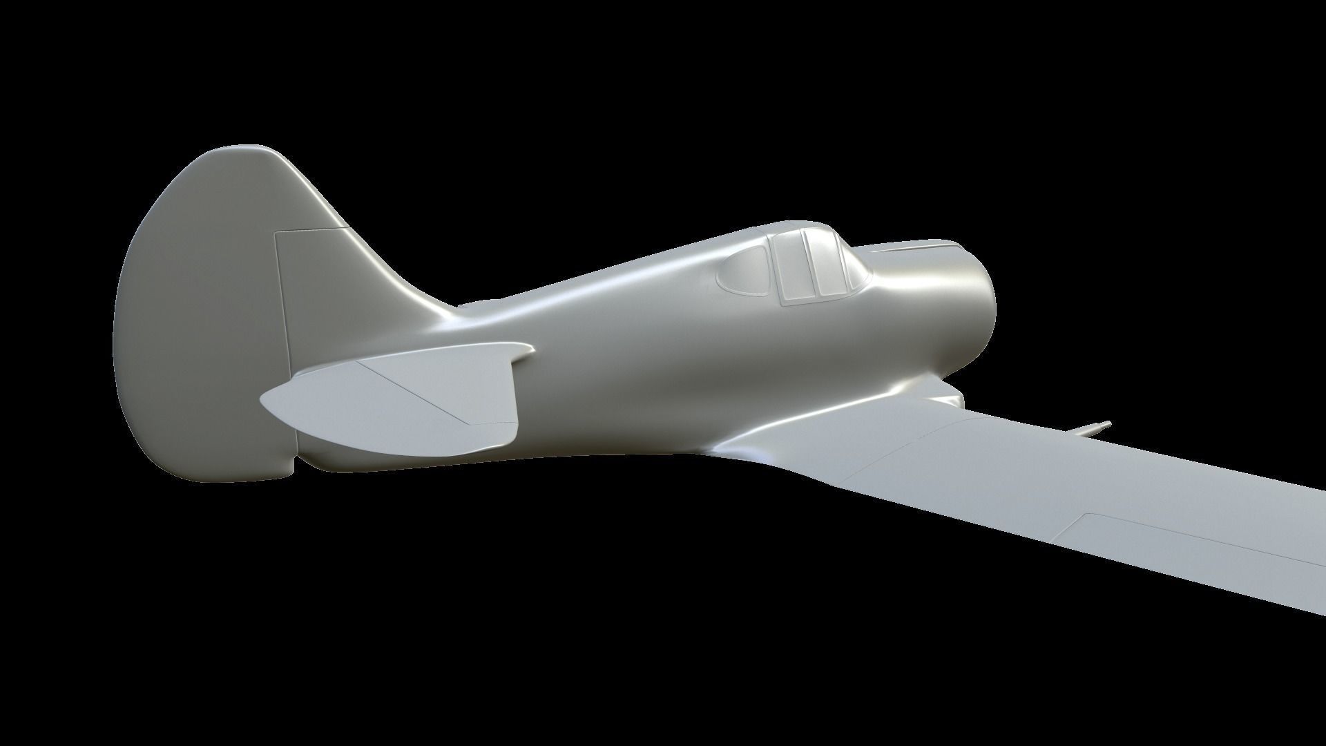 CAC Boomerang fighter model for 3D-printing 3D print model_6