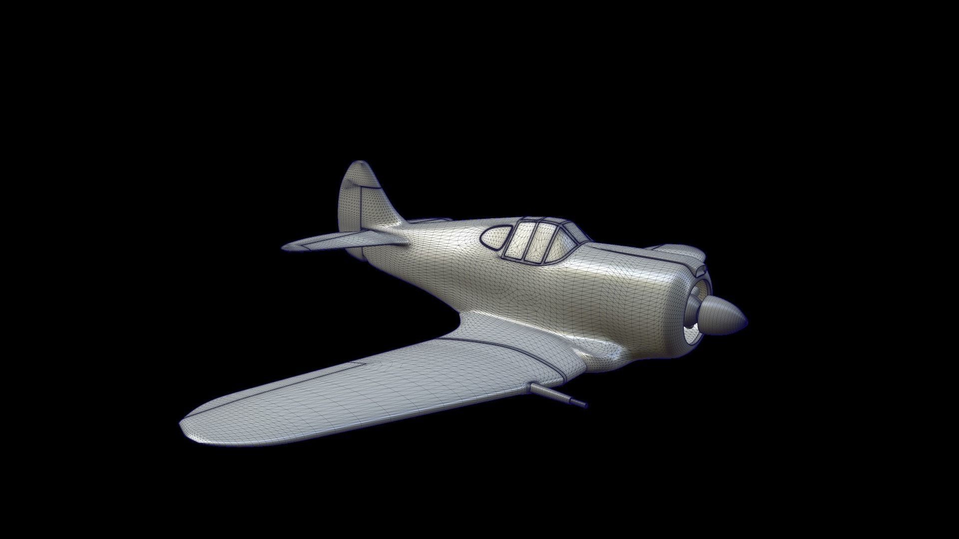 CAC Boomerang fighter model for 3D-printing 3D print model_19