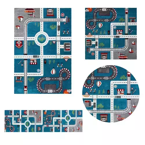 Rugs No 140 Low-poly 3D model