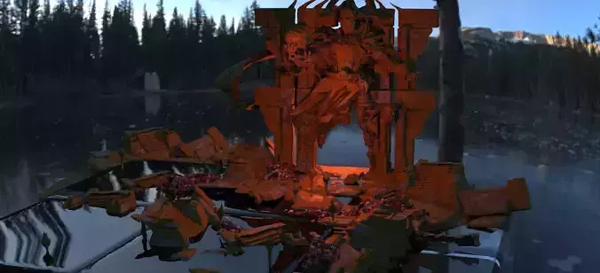 Arch Demon Gate 3D model