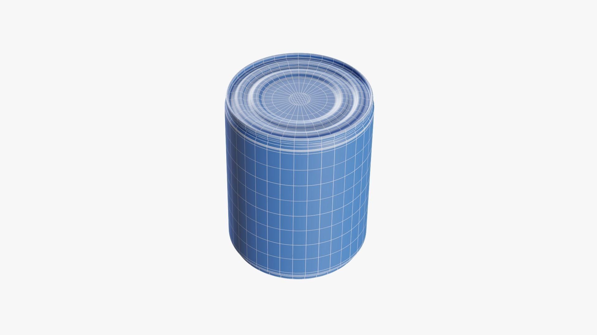 Tin Can 6 Low-poly 3D model_16