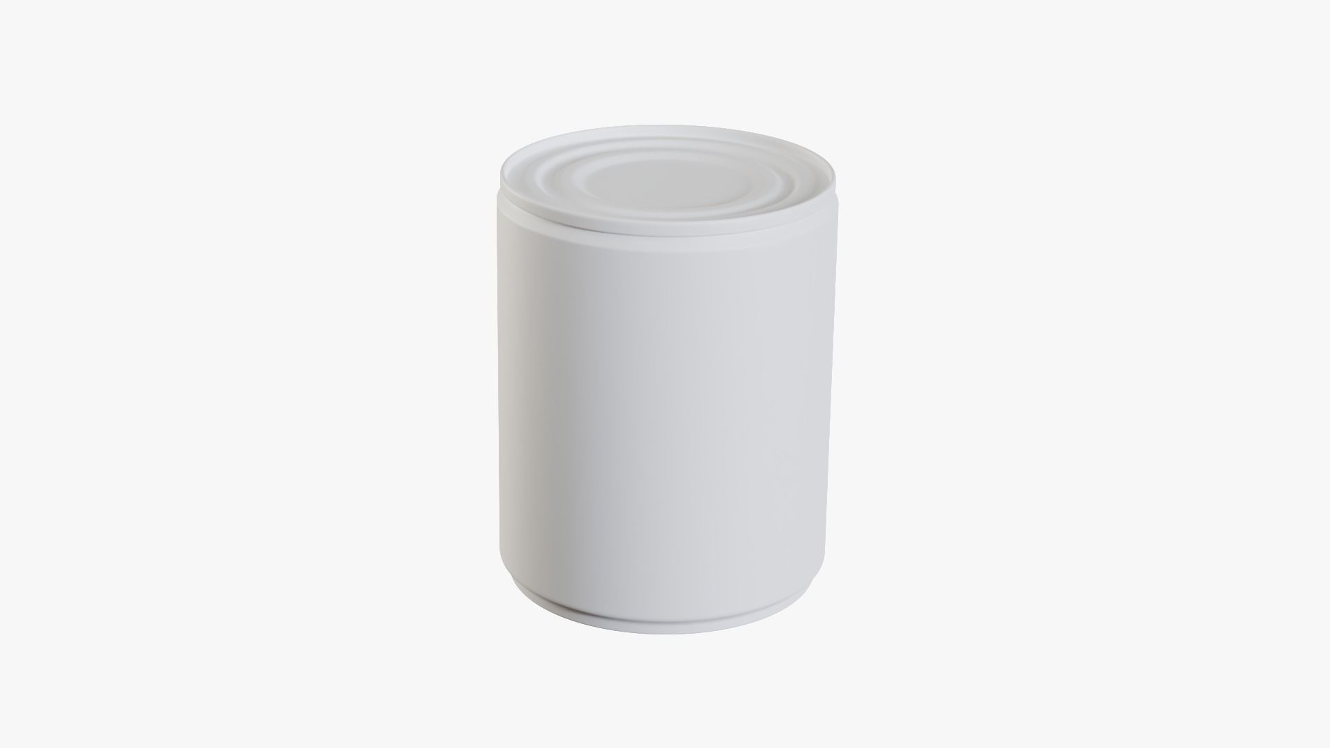 Tin Can 6 Low-poly 3D model_8