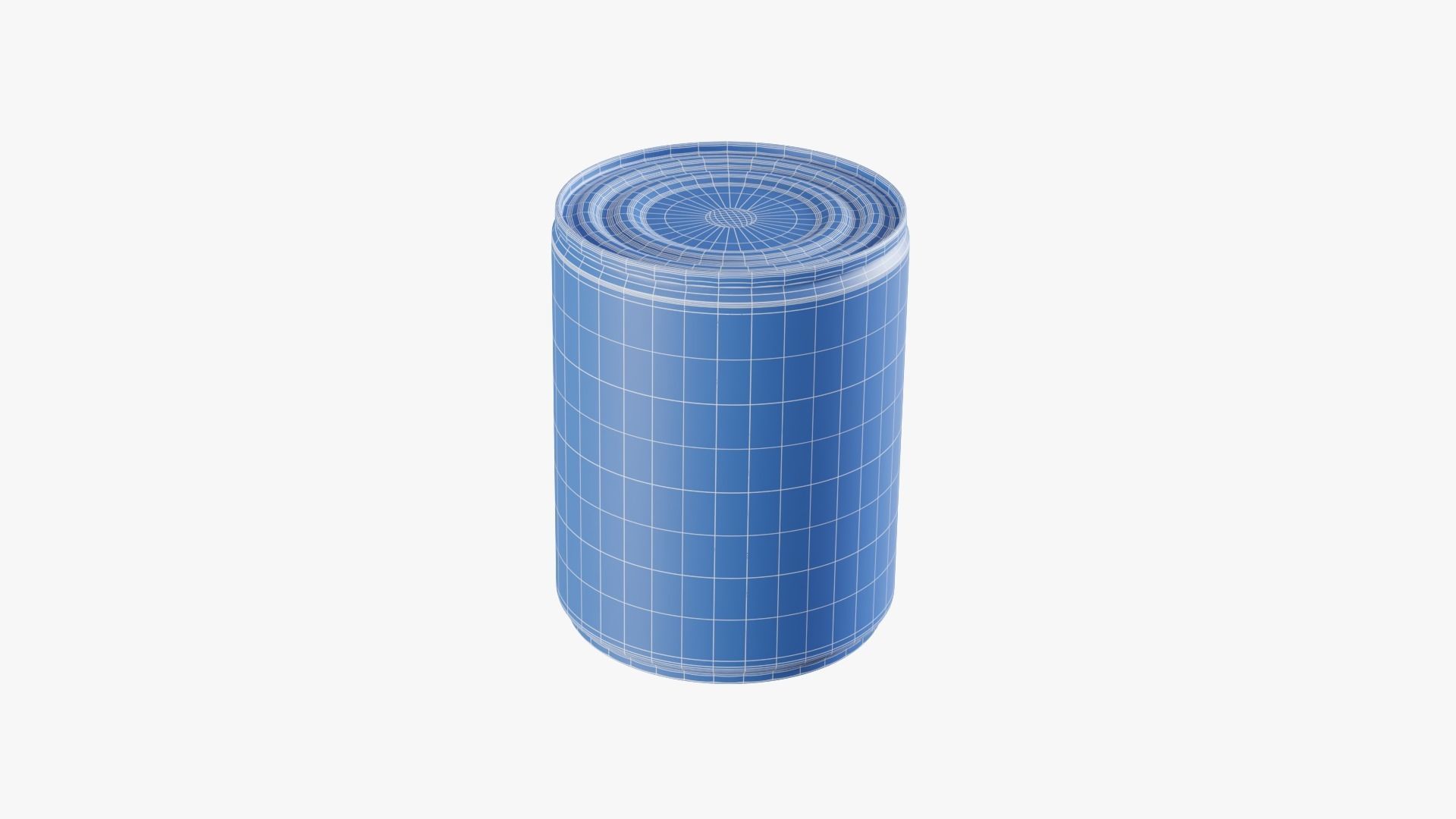 Tin Can 6 Low-poly 3D model_15
