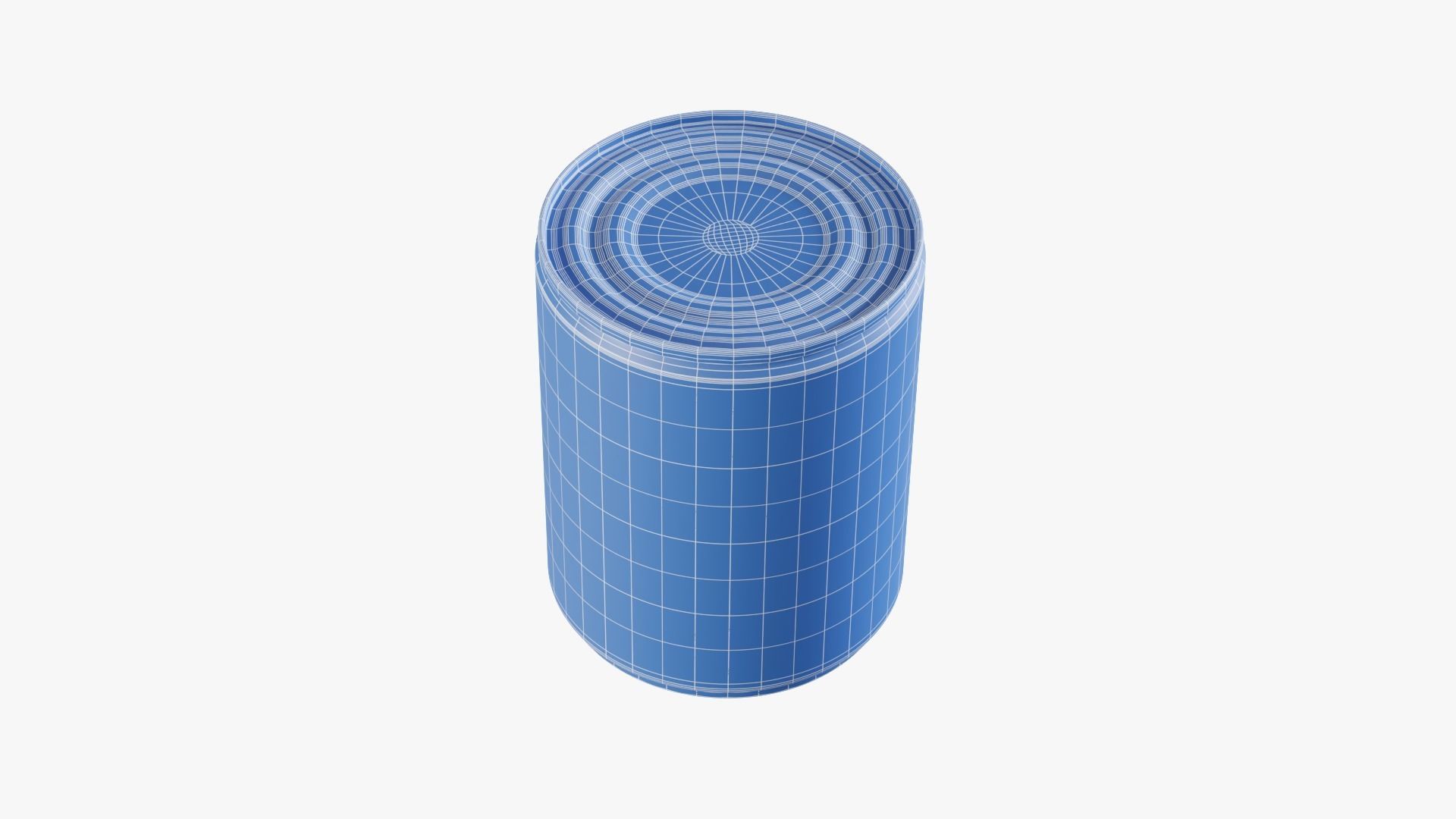 Tin Can 6 Low-poly 3D model_13