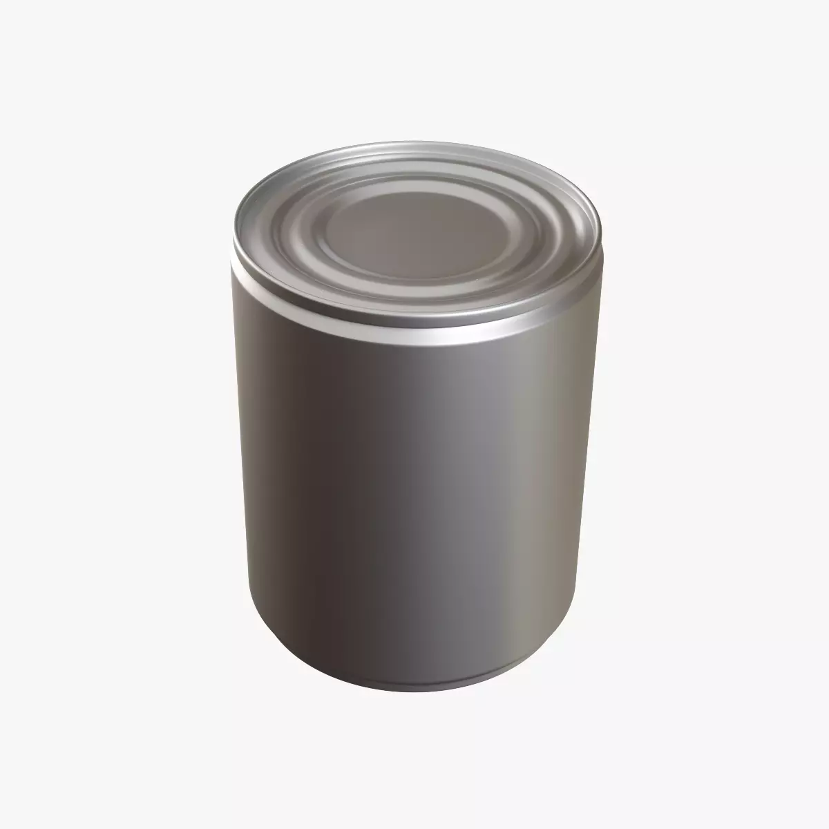 Tin Can 6 Low-poly 3D model_0