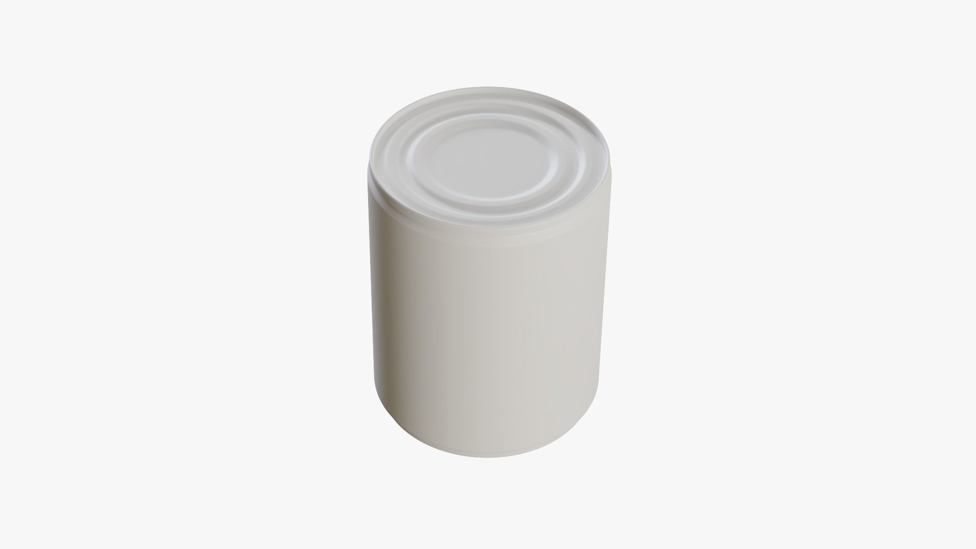 Tin Can 6 Low-poly 3D model_10