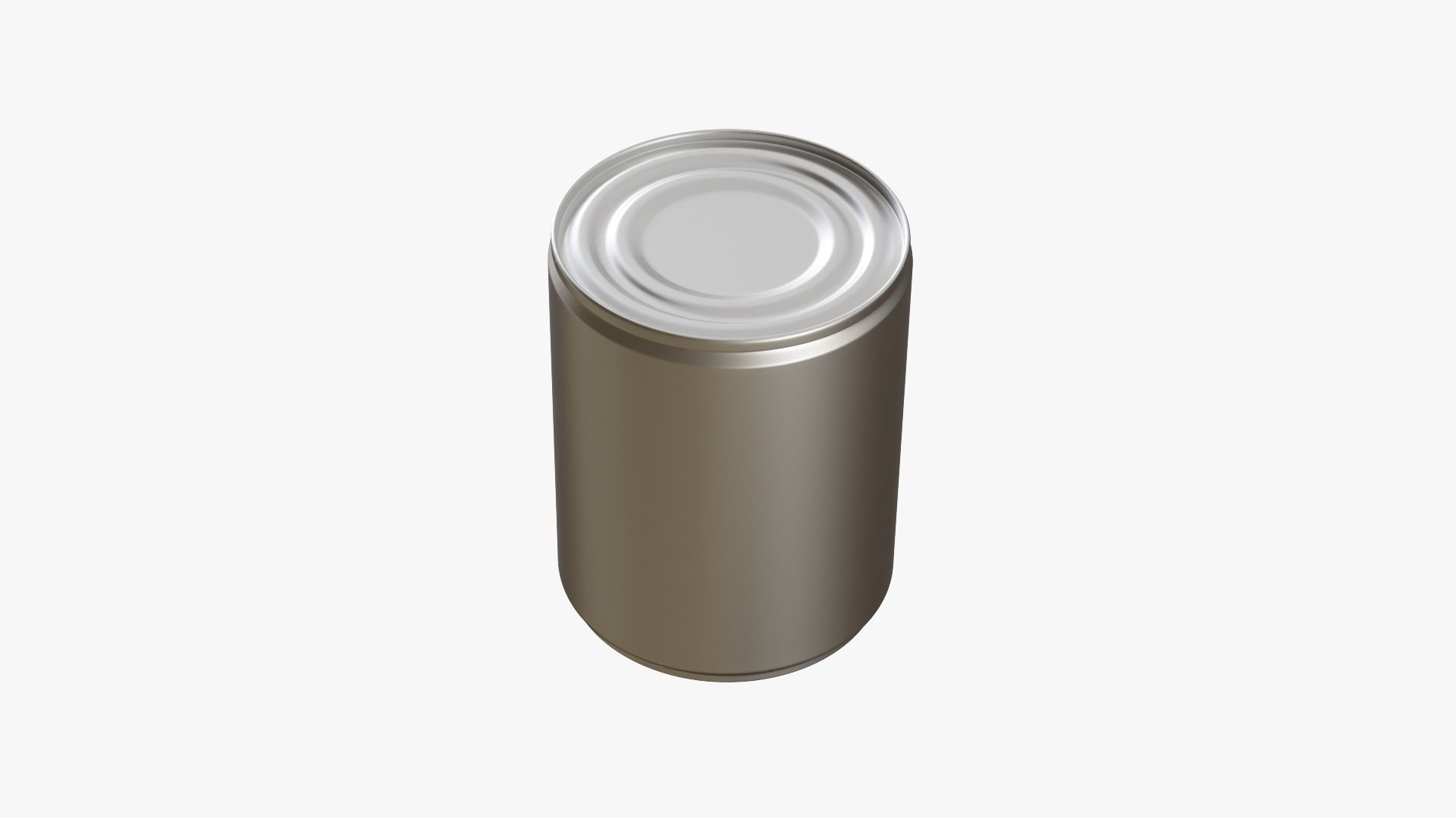 Tin Can 6 Low-poly 3D model_4