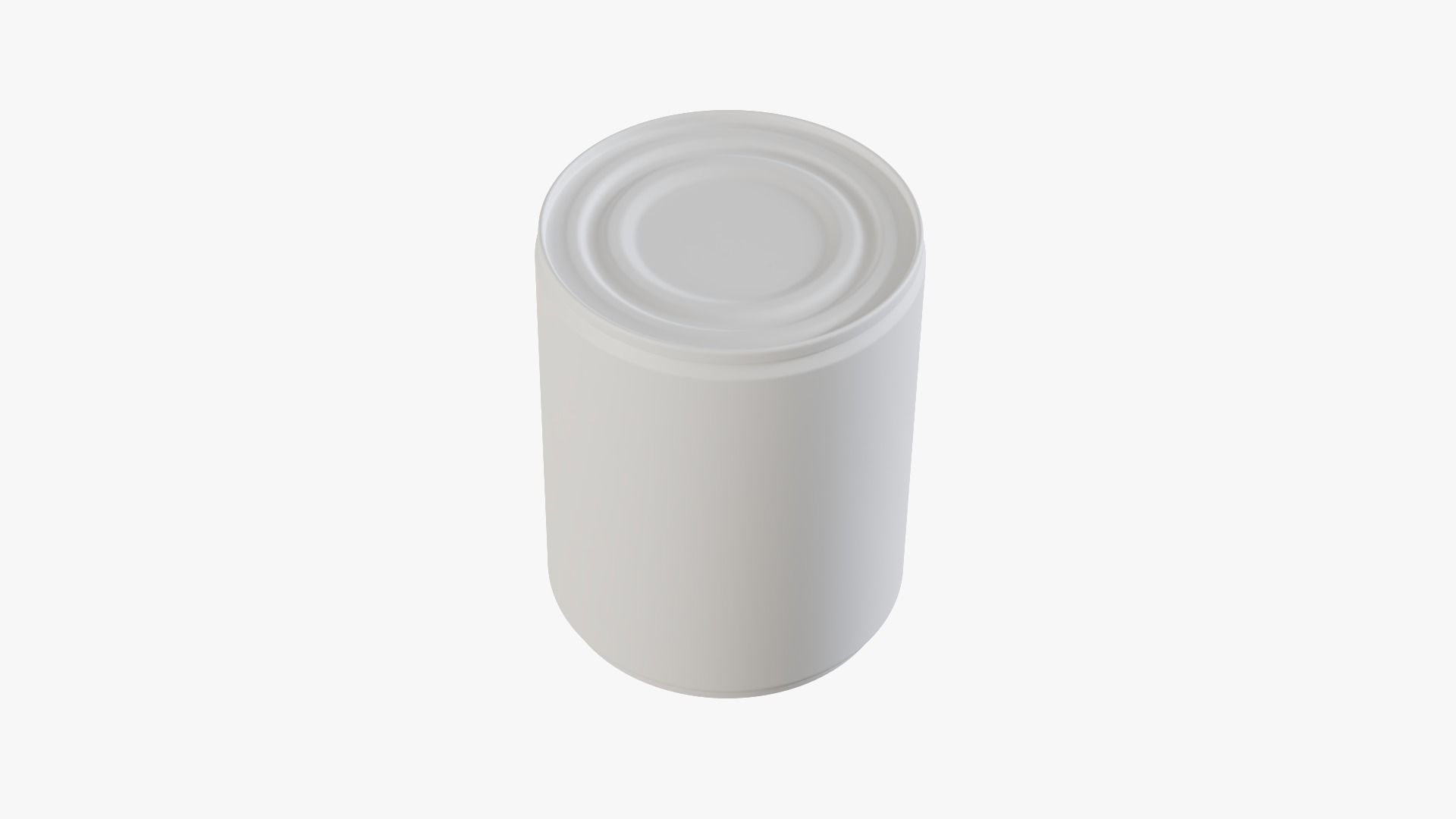 Tin Can 6 Low-poly 3D model_7