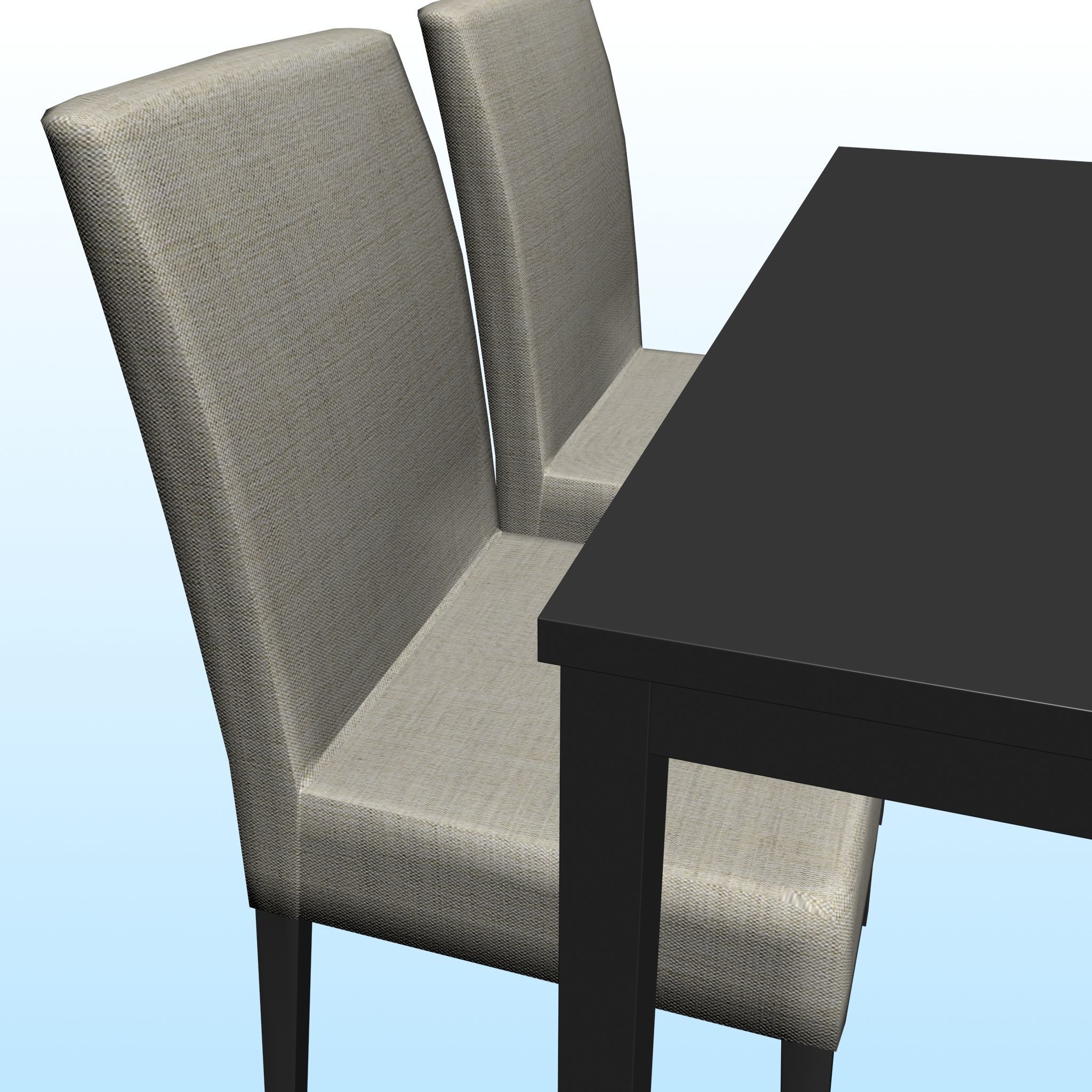 DINING TABLE PP 02 3D model_6