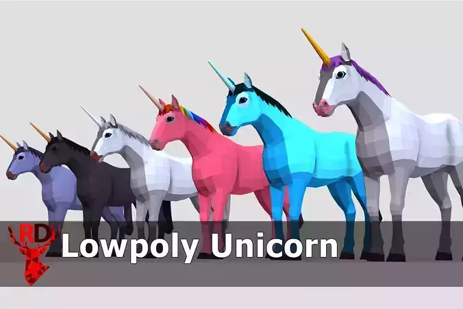 LowPoly Unicorn