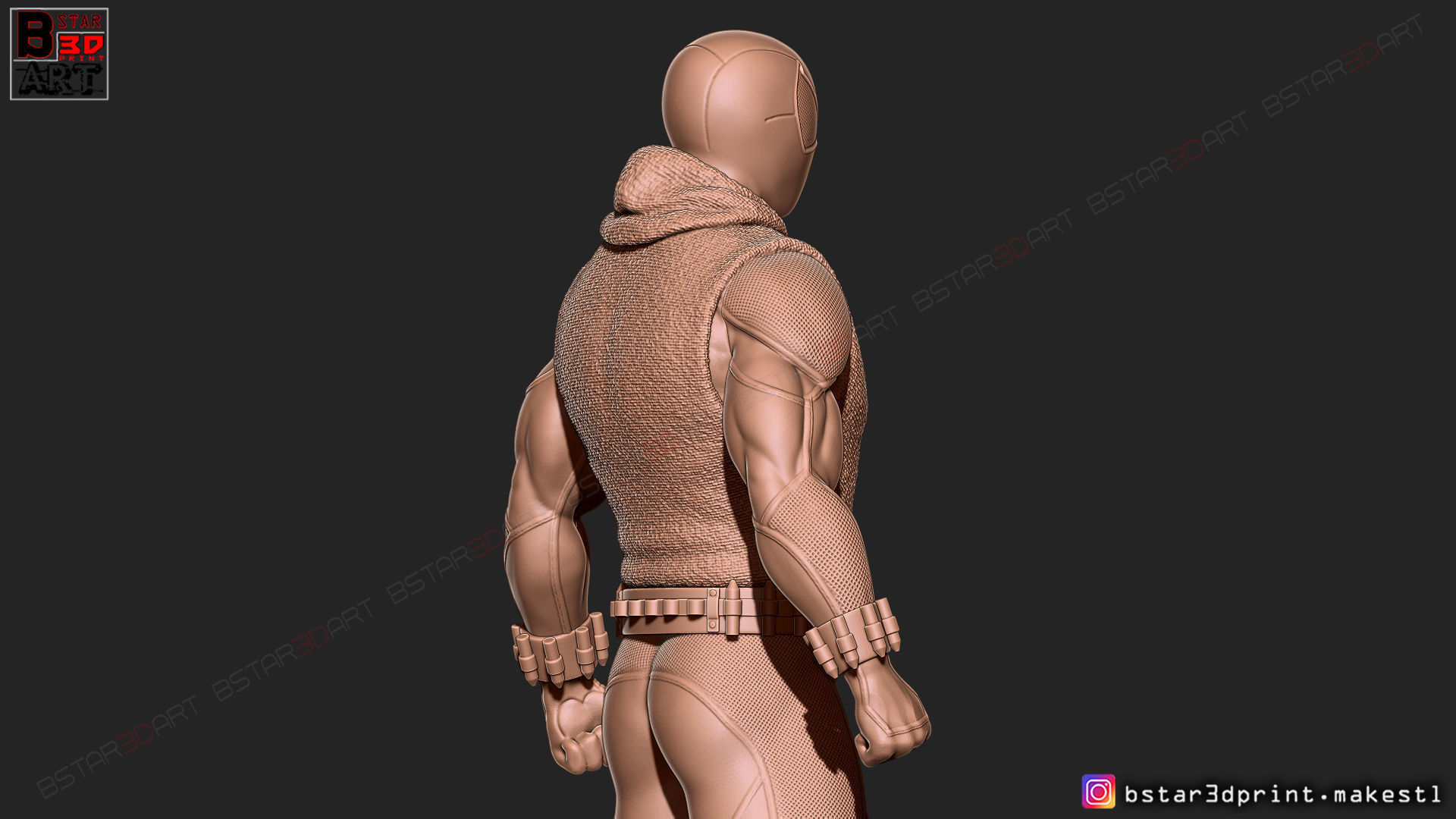 Scarlet Spider  -Spider man - Marvel comics - High Quality  3D print model_33