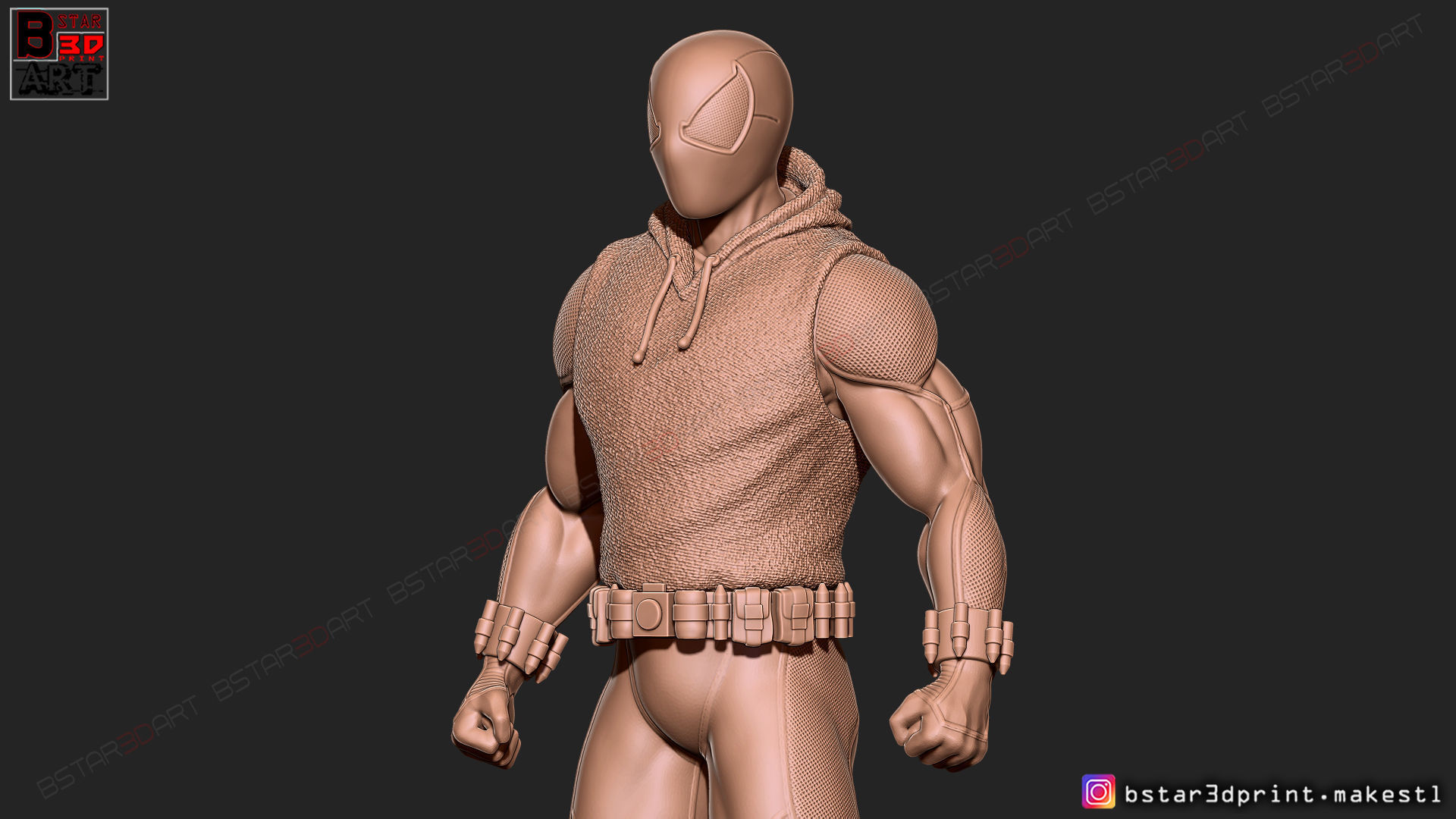 Scarlet Spider  -Spider man - Marvel comics - High Quality  3D print model_29