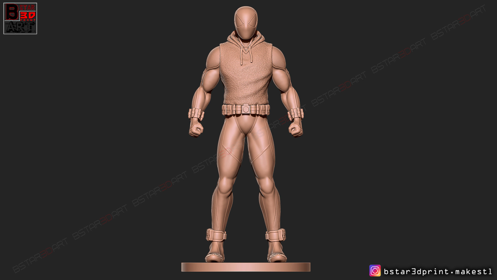 Scarlet Spider  -Spider man - Marvel comics - High Quality  3D print model_20