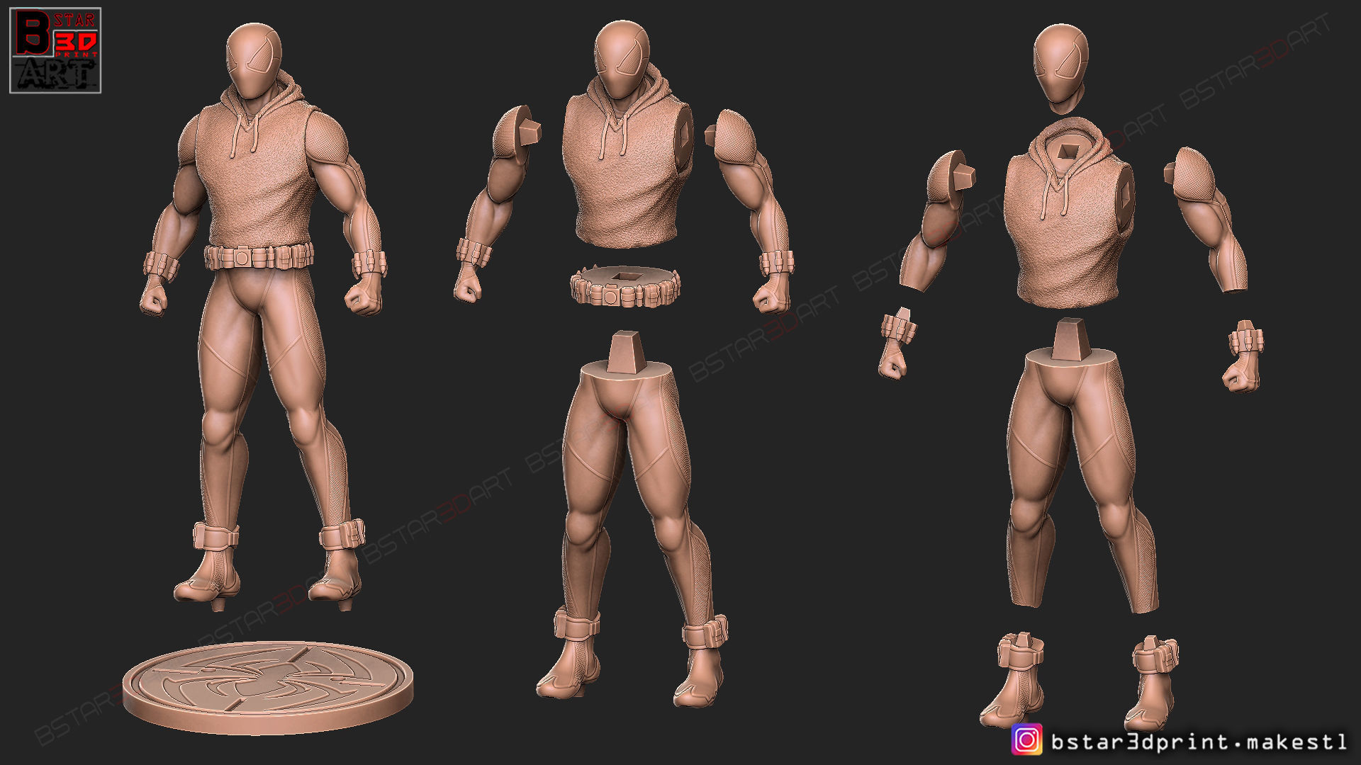 Scarlet Spider  -Spider man - Marvel comics - High Quality  3D print model_36