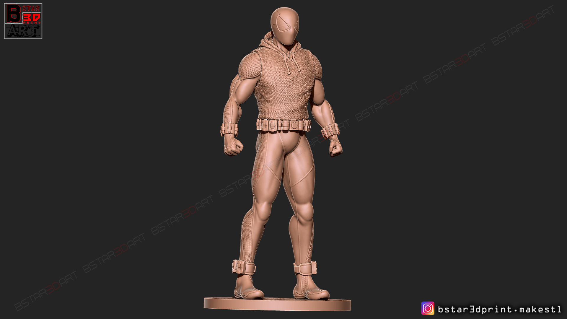 Scarlet Spider  -Spider man - Marvel comics - High Quality  3D print model_27