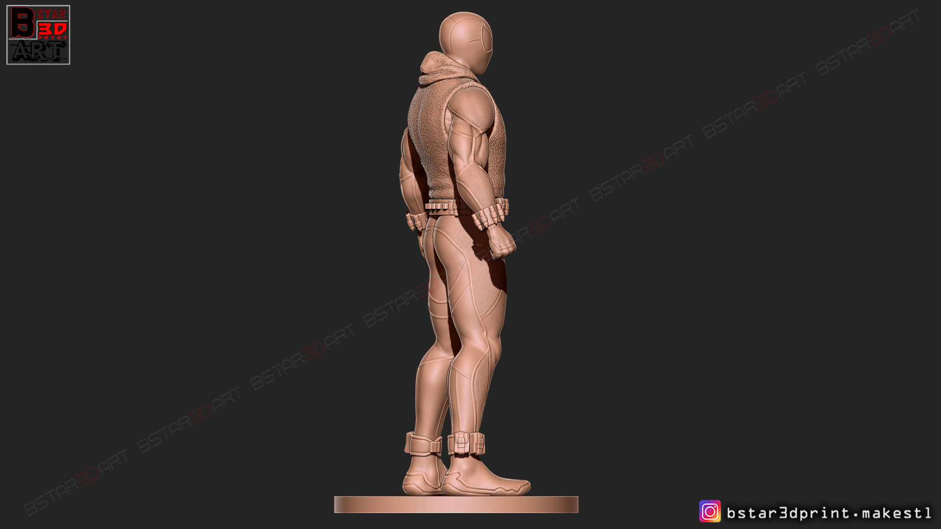 Scarlet Spider  -Spider man - Marvel comics - High Quality  3D print model_25