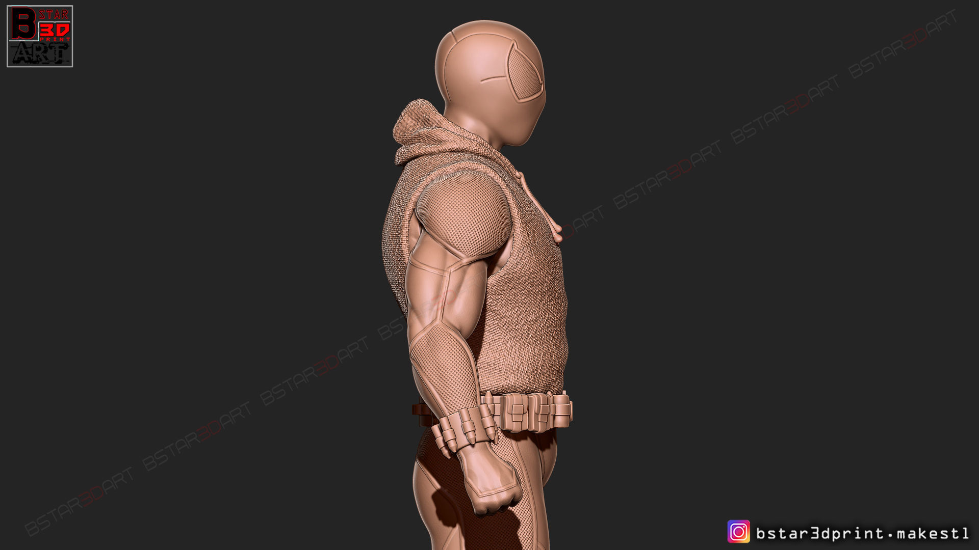 Scarlet Spider  -Spider man - Marvel comics - High Quality  3D print model_34