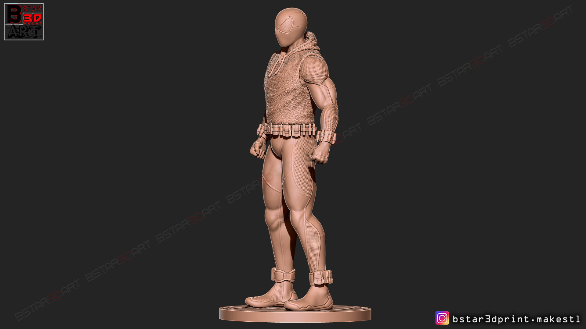 Scarlet Spider  -Spider man - Marvel comics - High Quality  3D print model_21