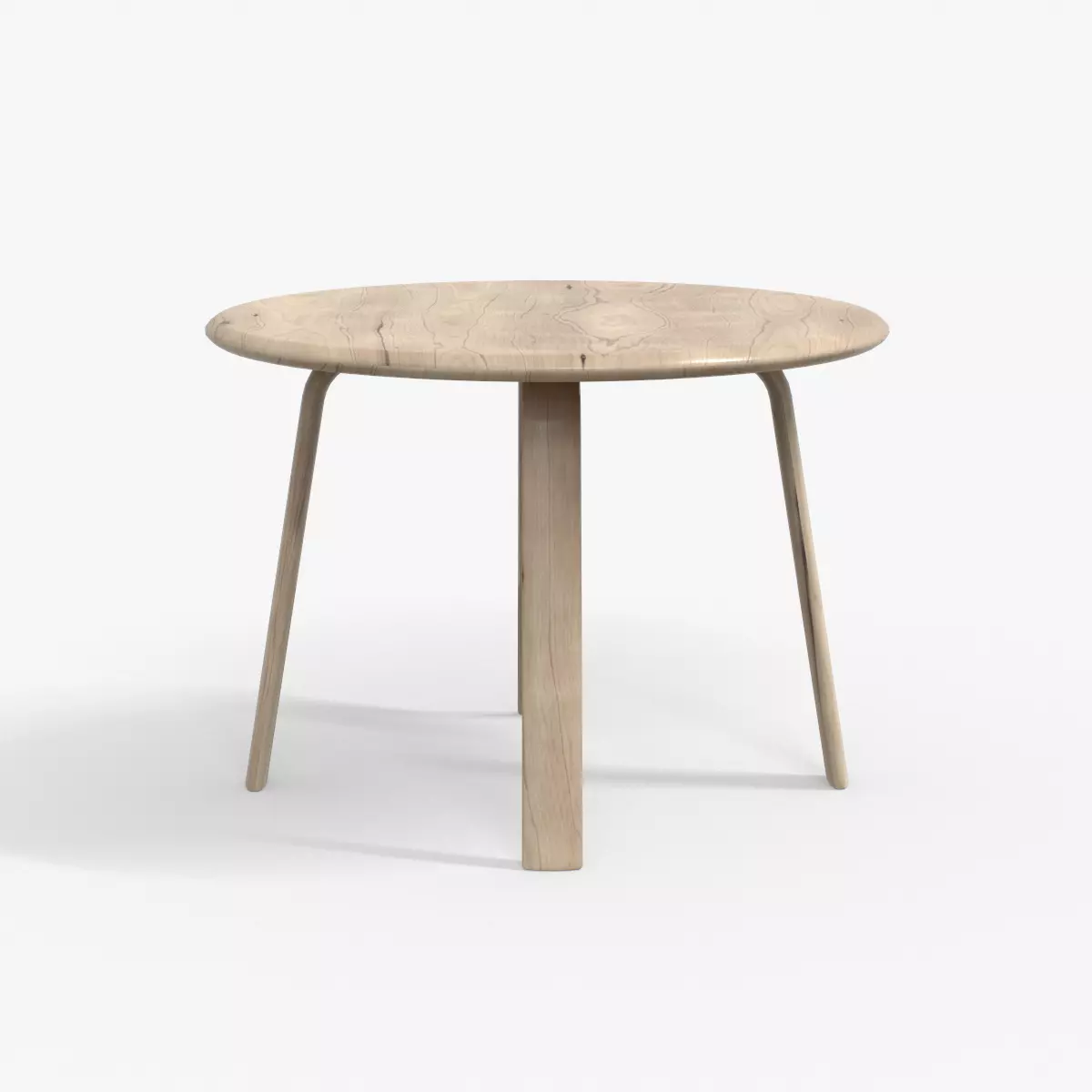 Desmond Dining Table oak finish Low-poly 3D model_0