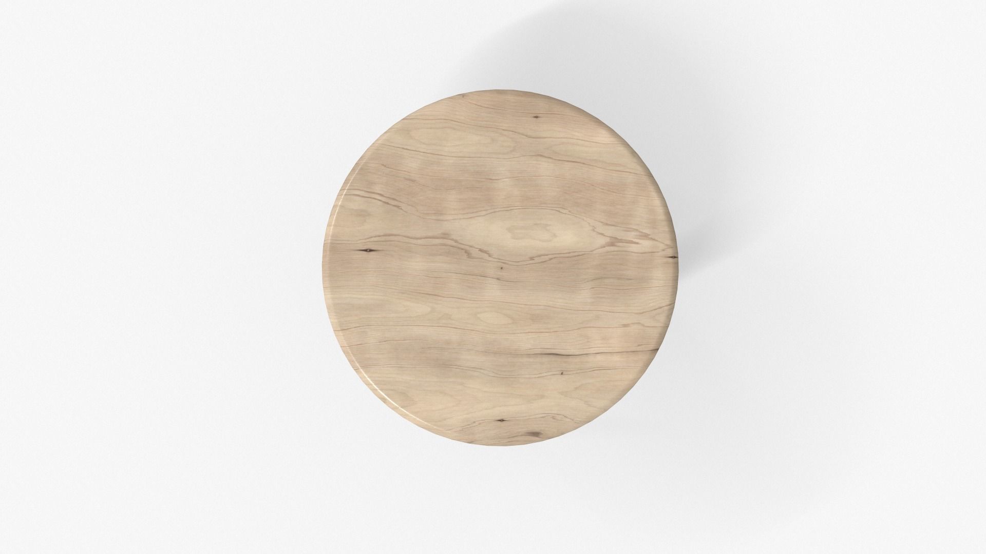 Desmond Dining Table oak finish Low-poly 3D model_3