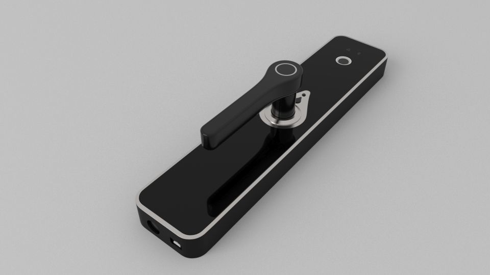 Smart Lock 3D model_1