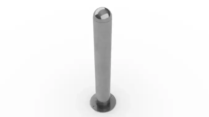 Stainless Steel Bollard with Dome Top