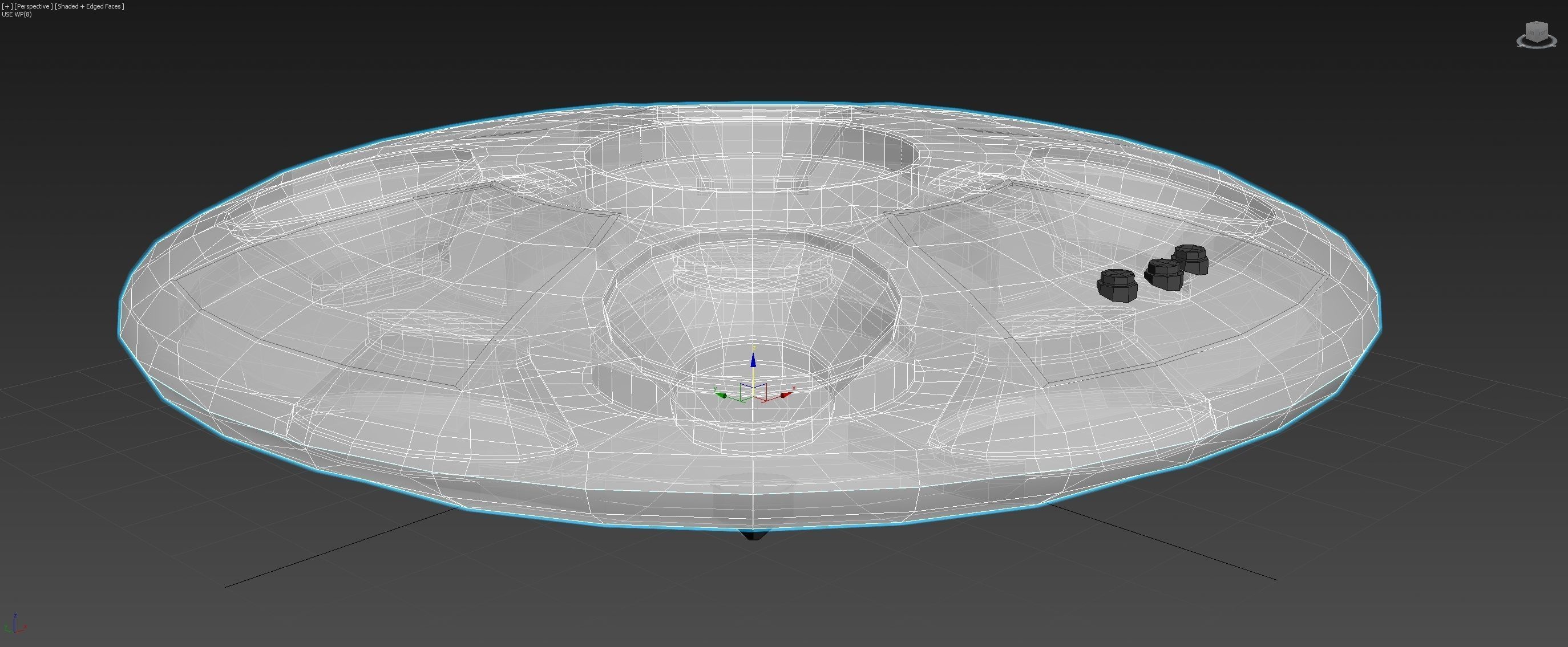 Omnidirectional Sound Projector - Concept 3D model_8