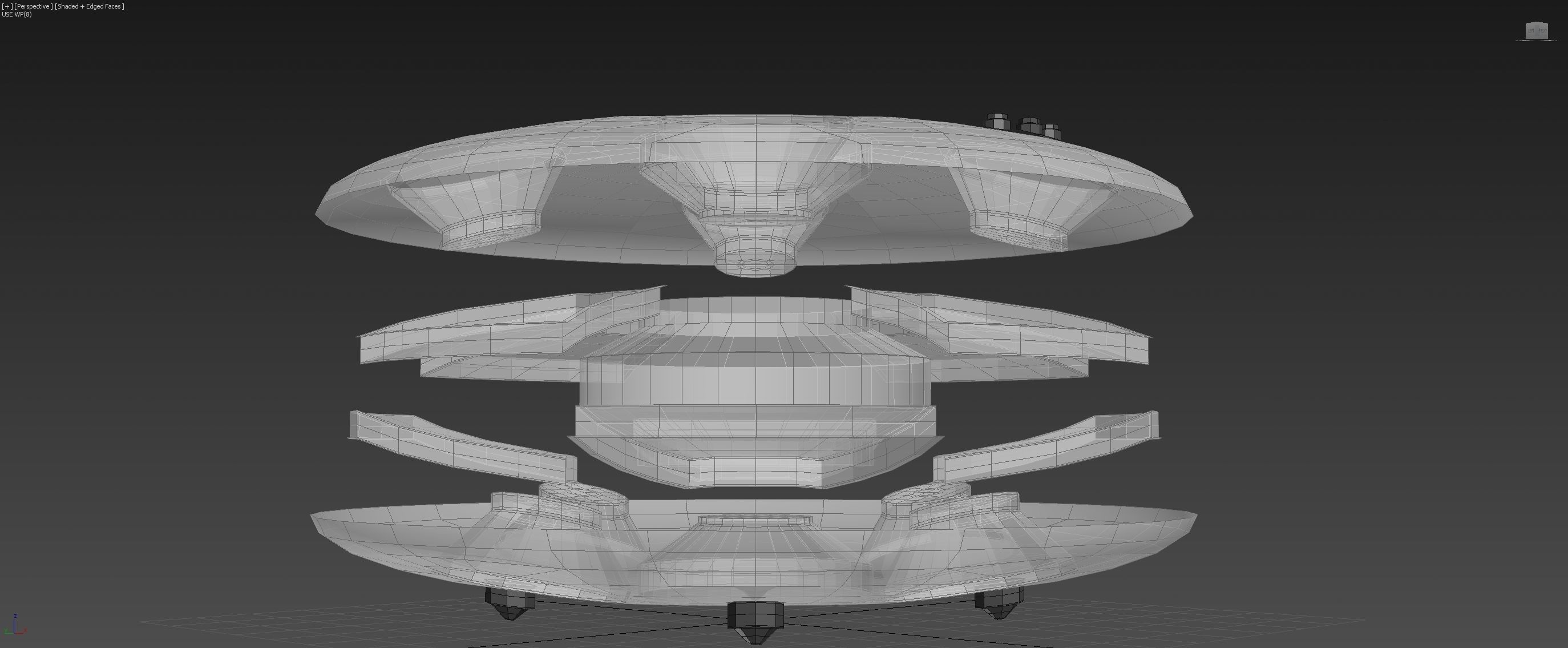 Omnidirectional Sound Projector - Concept 3D model_4