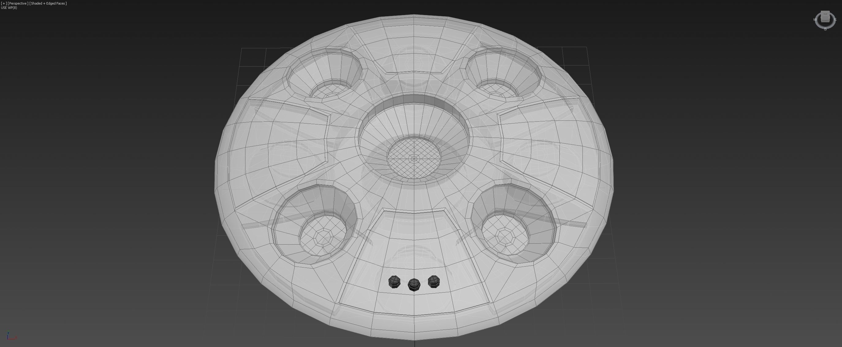Omnidirectional Sound Projector - Concept 3D model_7
