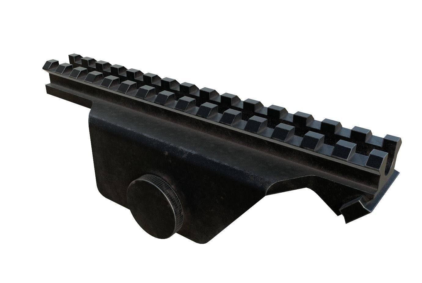 UTG 4-Point Locking Deluxe M14 M1A Scope Mount PBR Low-poly 3D model_3