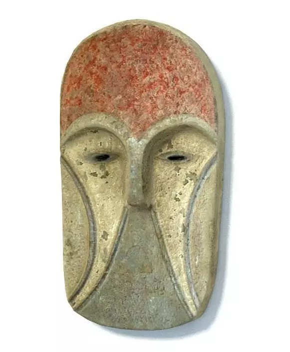 African Stoned Mask 3D model