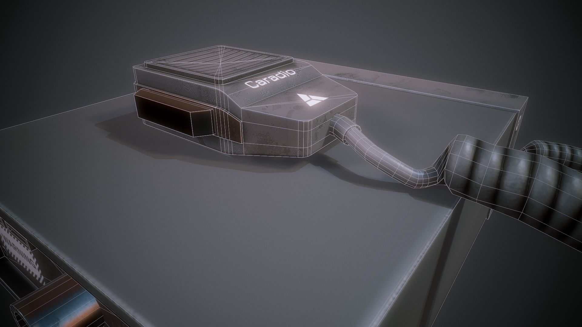 Car Radio - Tutorial Included Low-poly 3D model_17