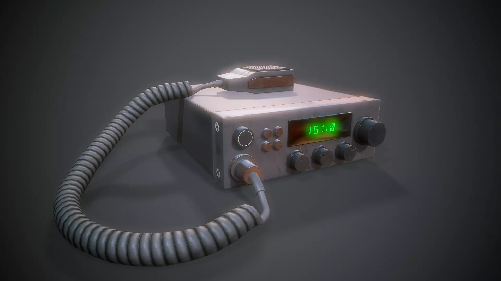 Car Radio - Tutorial Included Low-poly 3D model_0