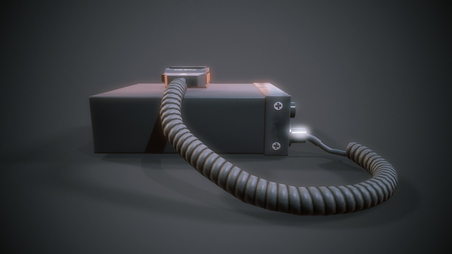 Car Radio - Tutorial Included Low-poly 3D model_4