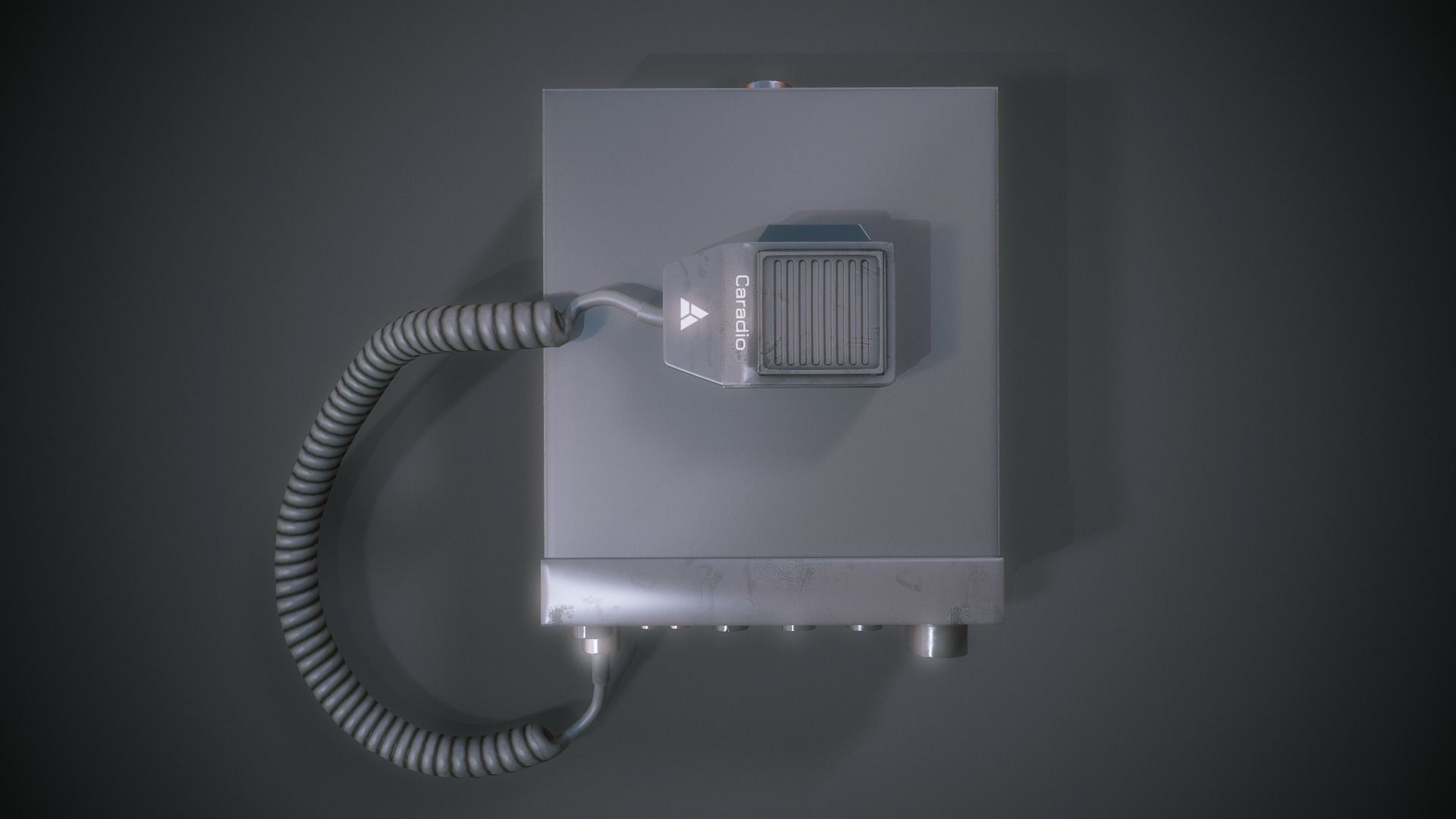 Car Radio - Tutorial Included Low-poly 3D model_12