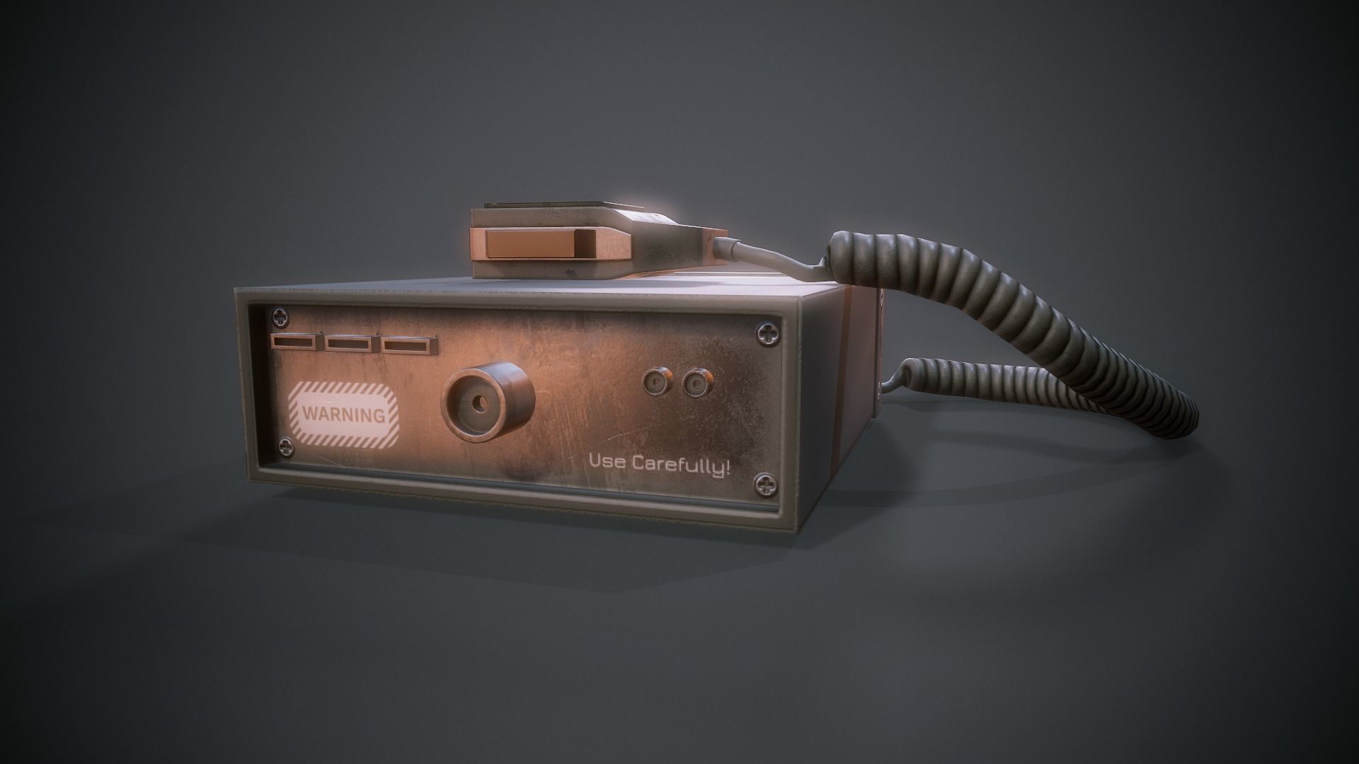 Car Radio - Tutorial Included Low-poly 3D model_6