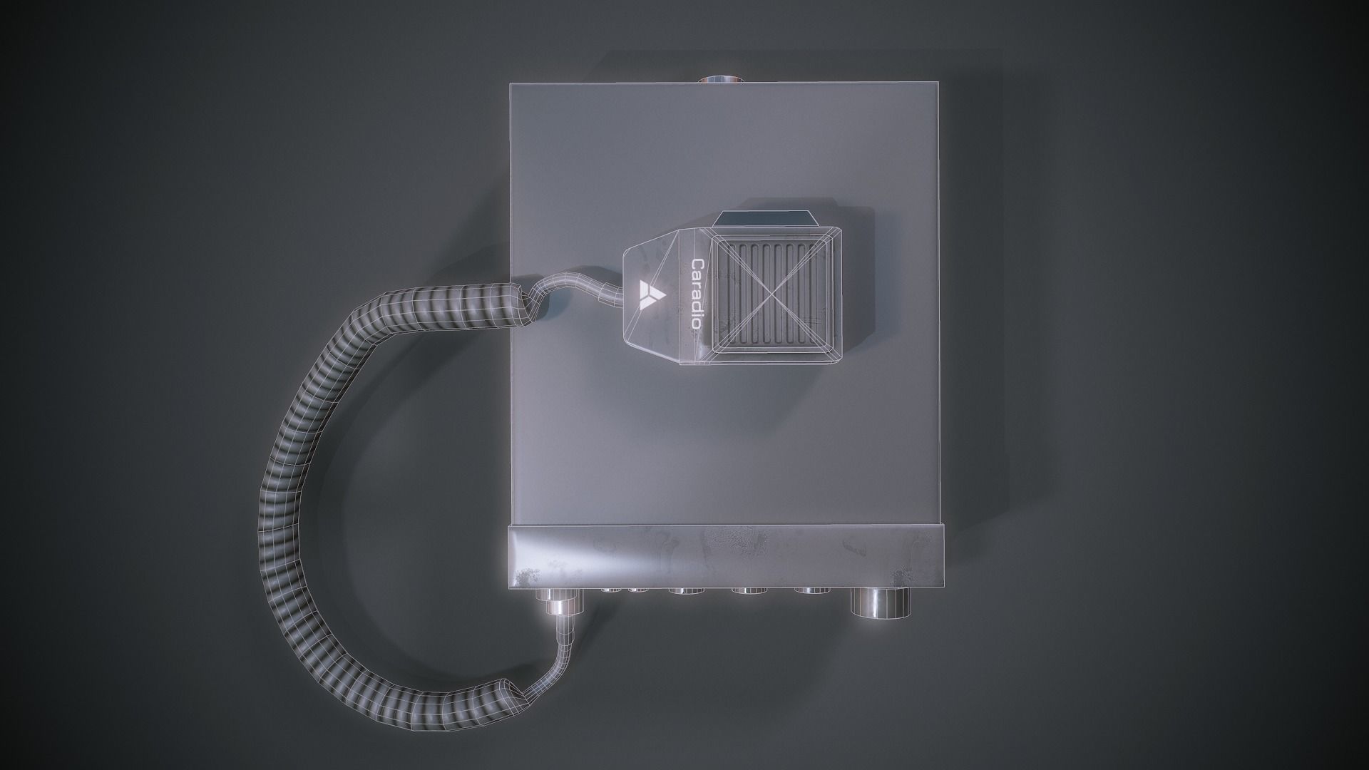 Car Radio - Tutorial Included Low-poly 3D model_13