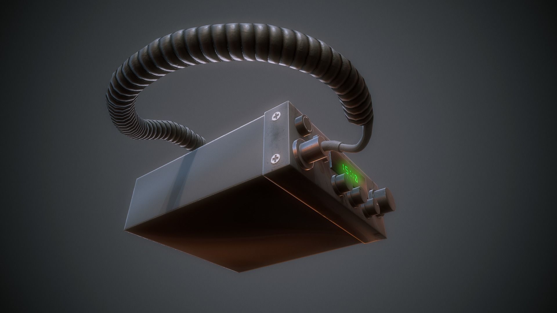 Car Radio - Tutorial Included Low-poly 3D model_10