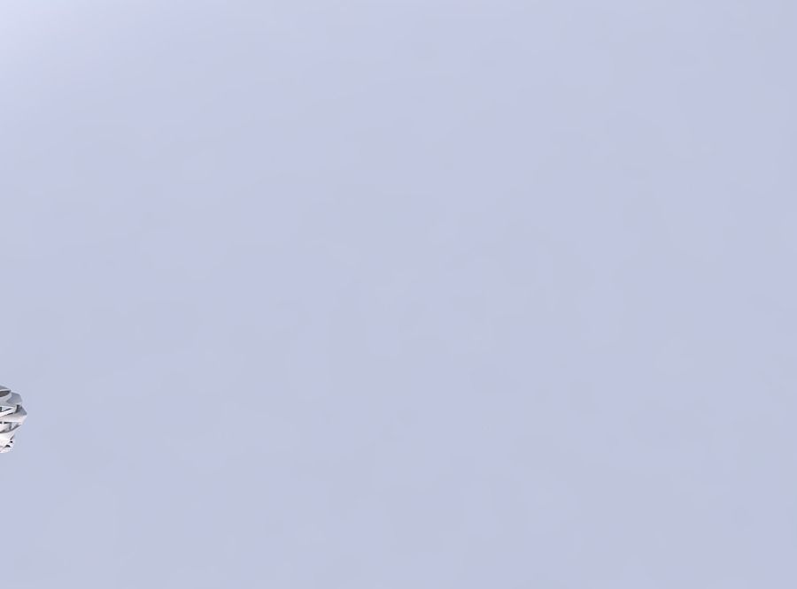 Vase curved mushroom with intertwining lines twisted wavy 3D print model_1