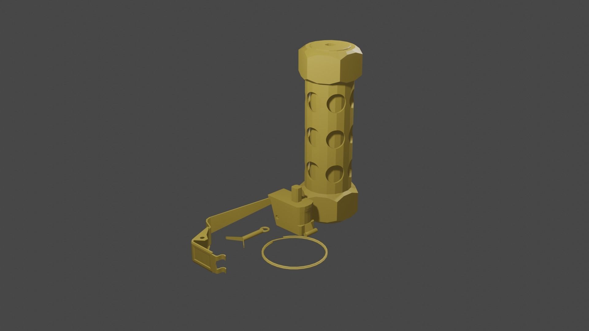 FLASHBANG 3D model 3D printable | CGTrader
