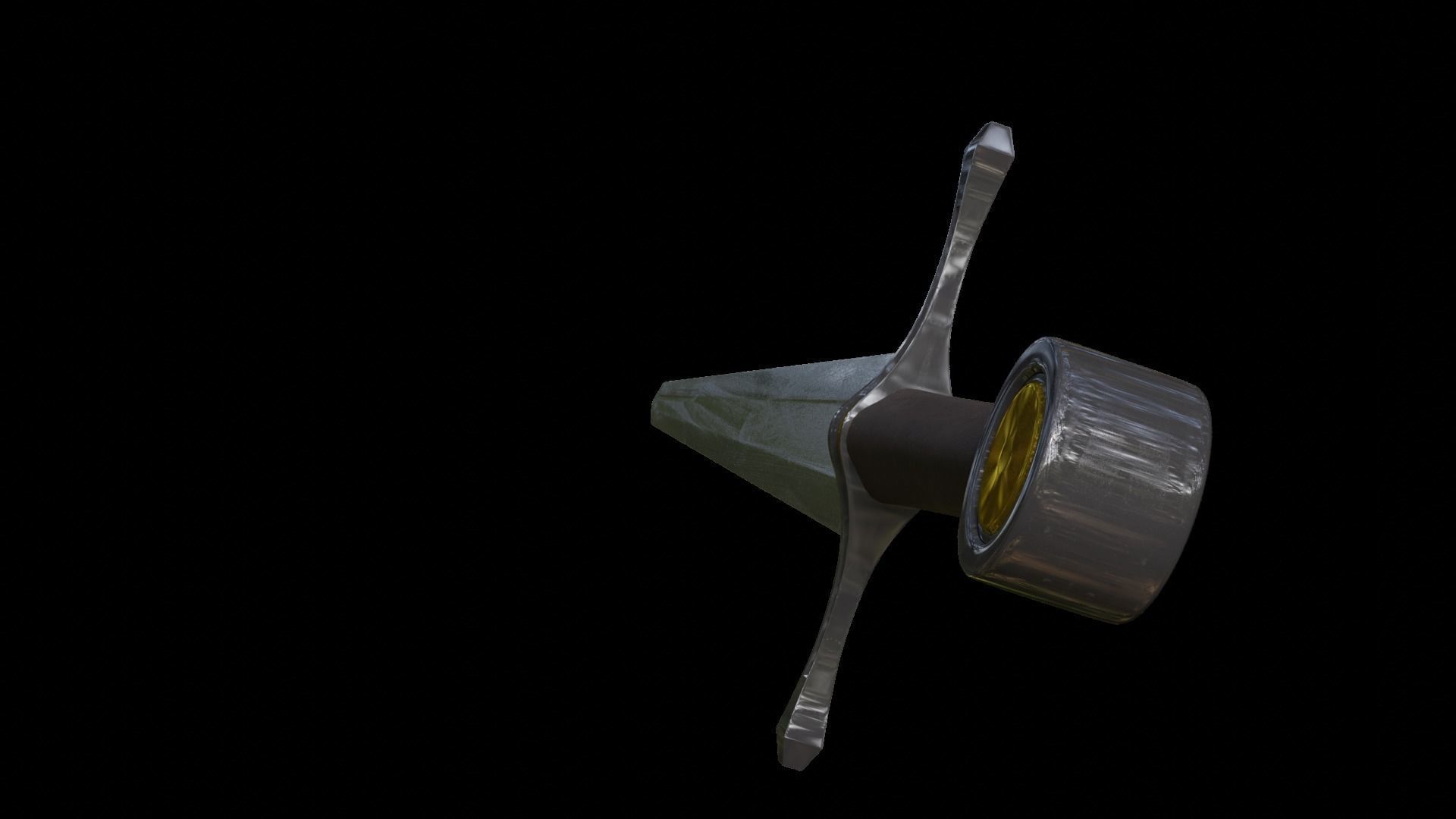 Blender sword 3D model_1