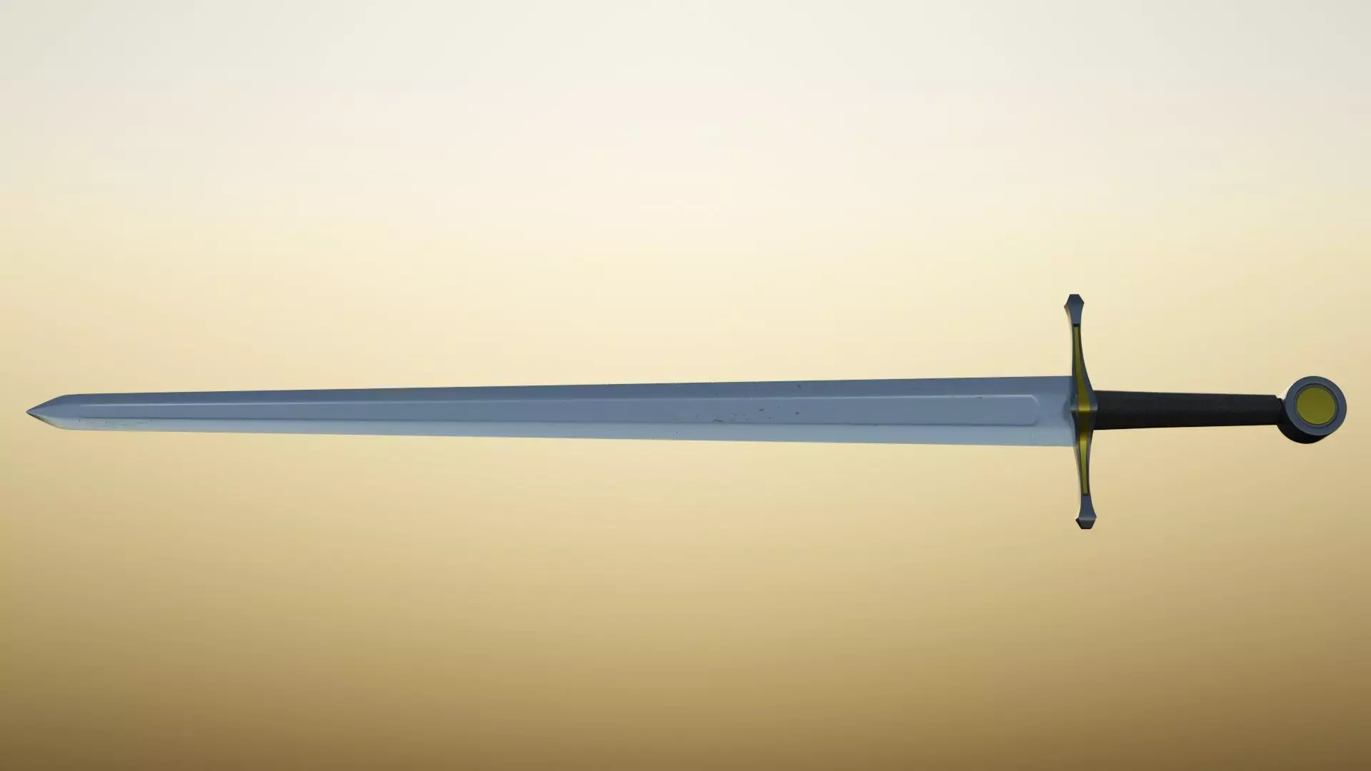 Blender sword 3D model_0
