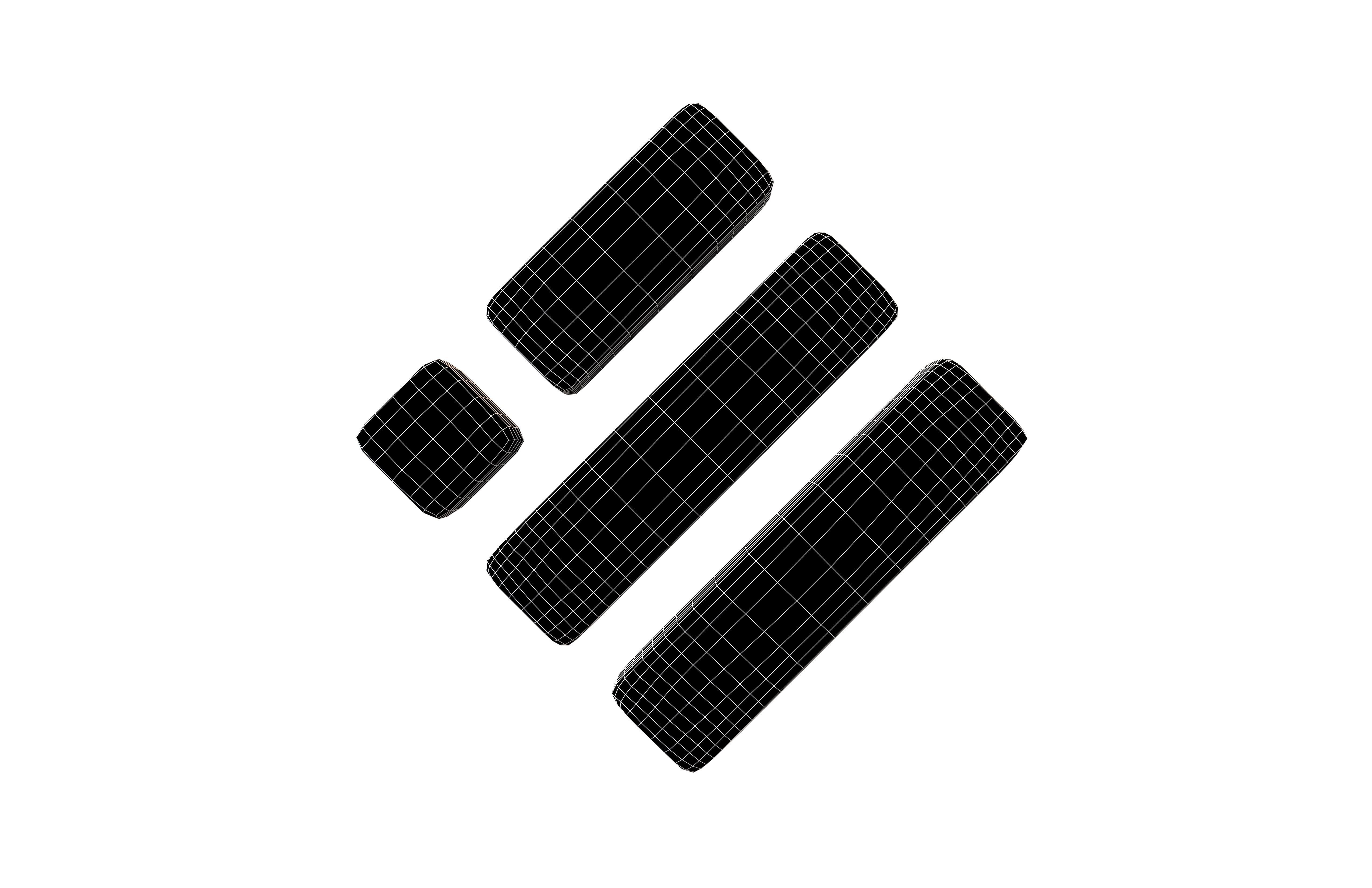 Binance USD Coin v1 001 Low-poly 3D model_6