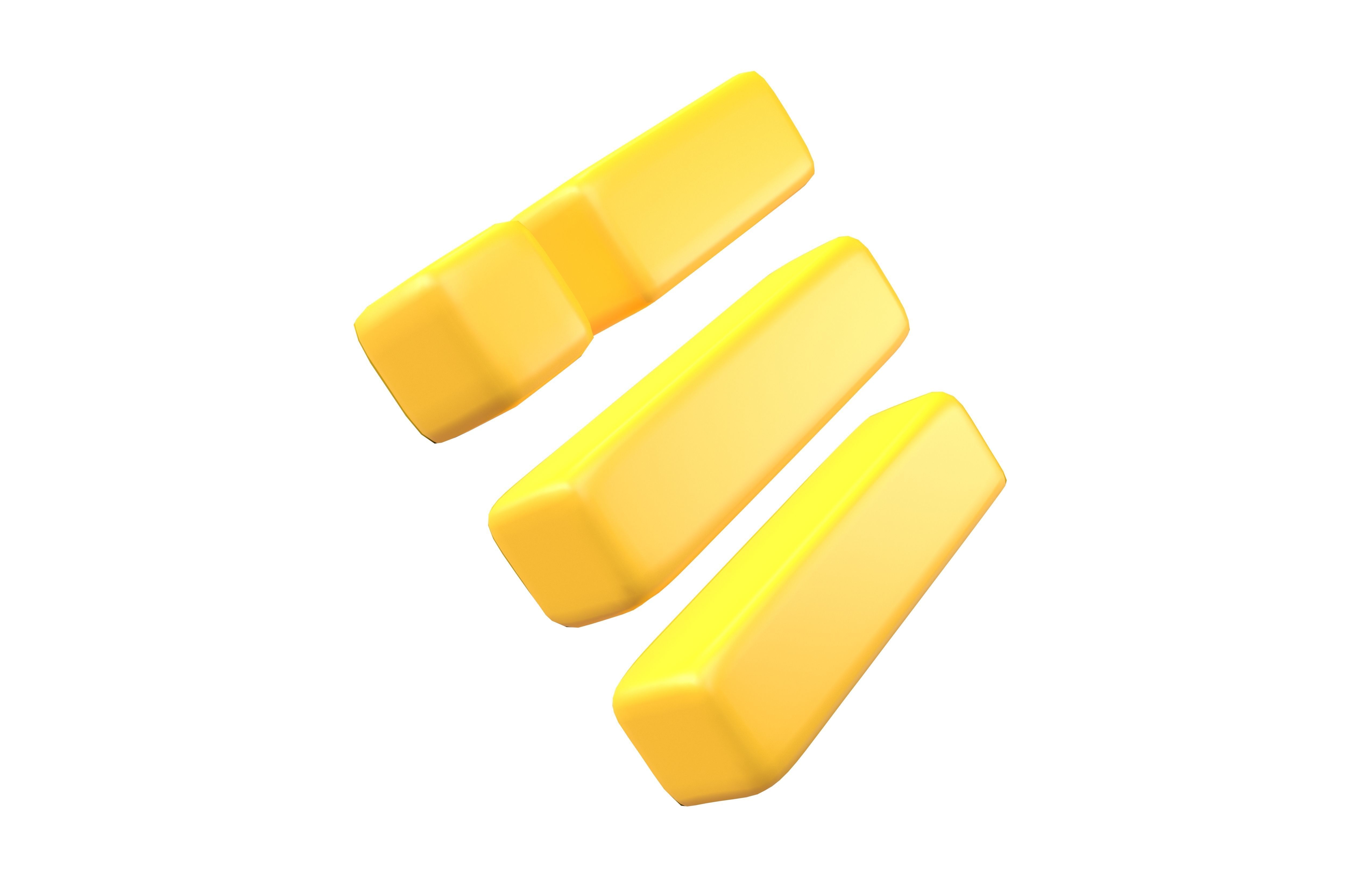 Binance USD Coin v1 001 Low-poly 3D model_2