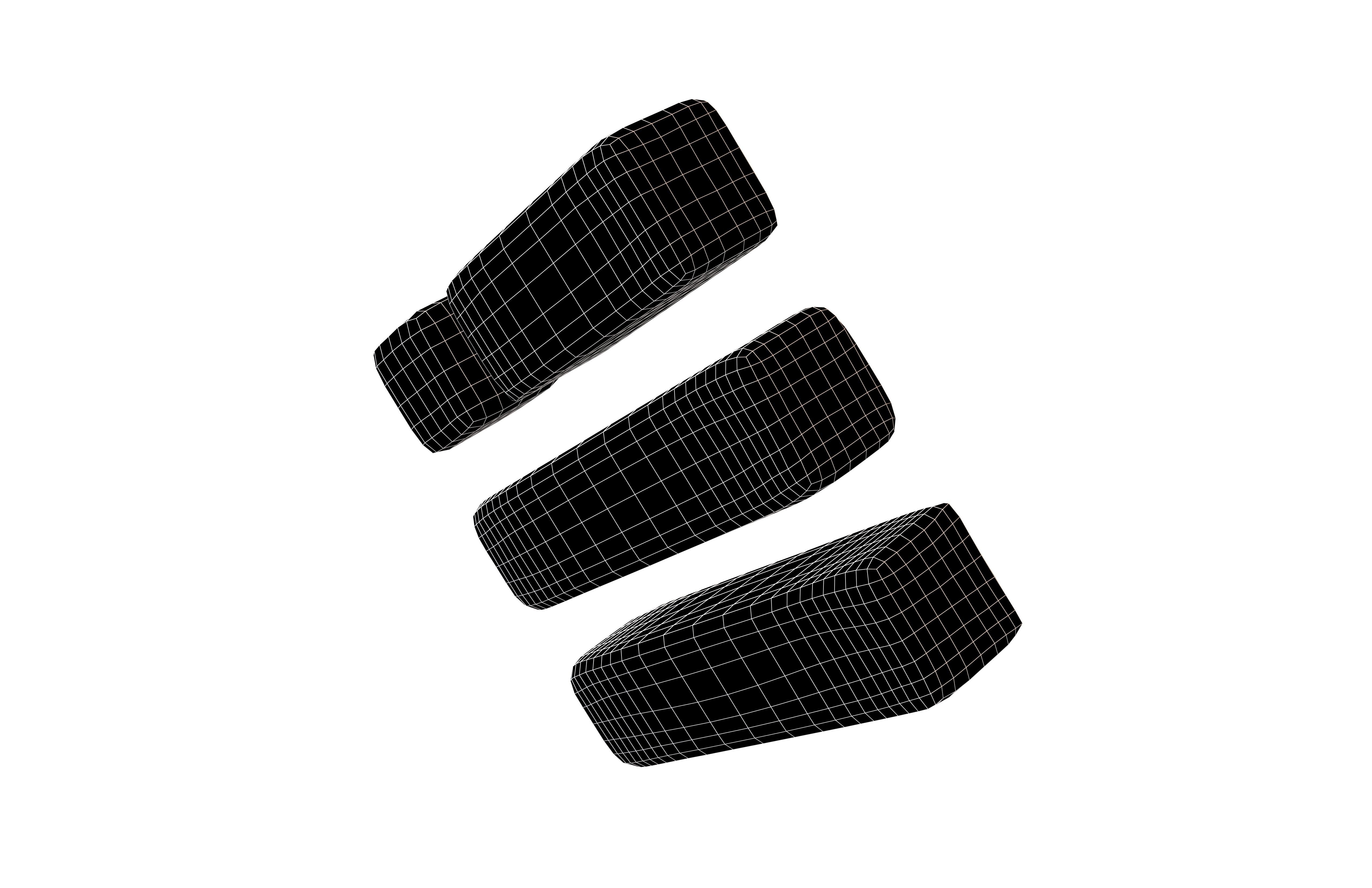 Binance USD Coin v1 001 Low-poly 3D model_4