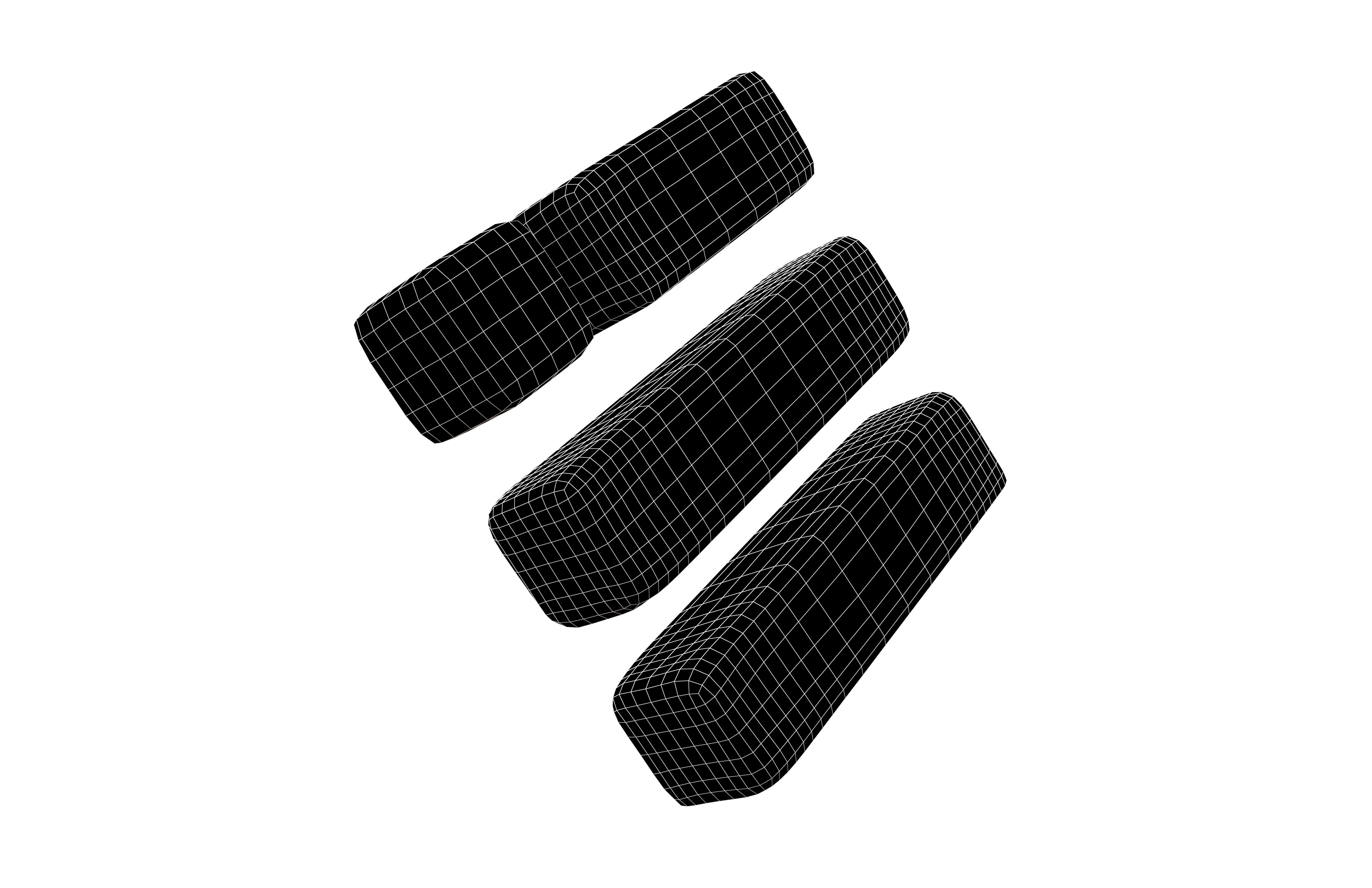 Binance USD Coin v1 001 Low-poly 3D model_7