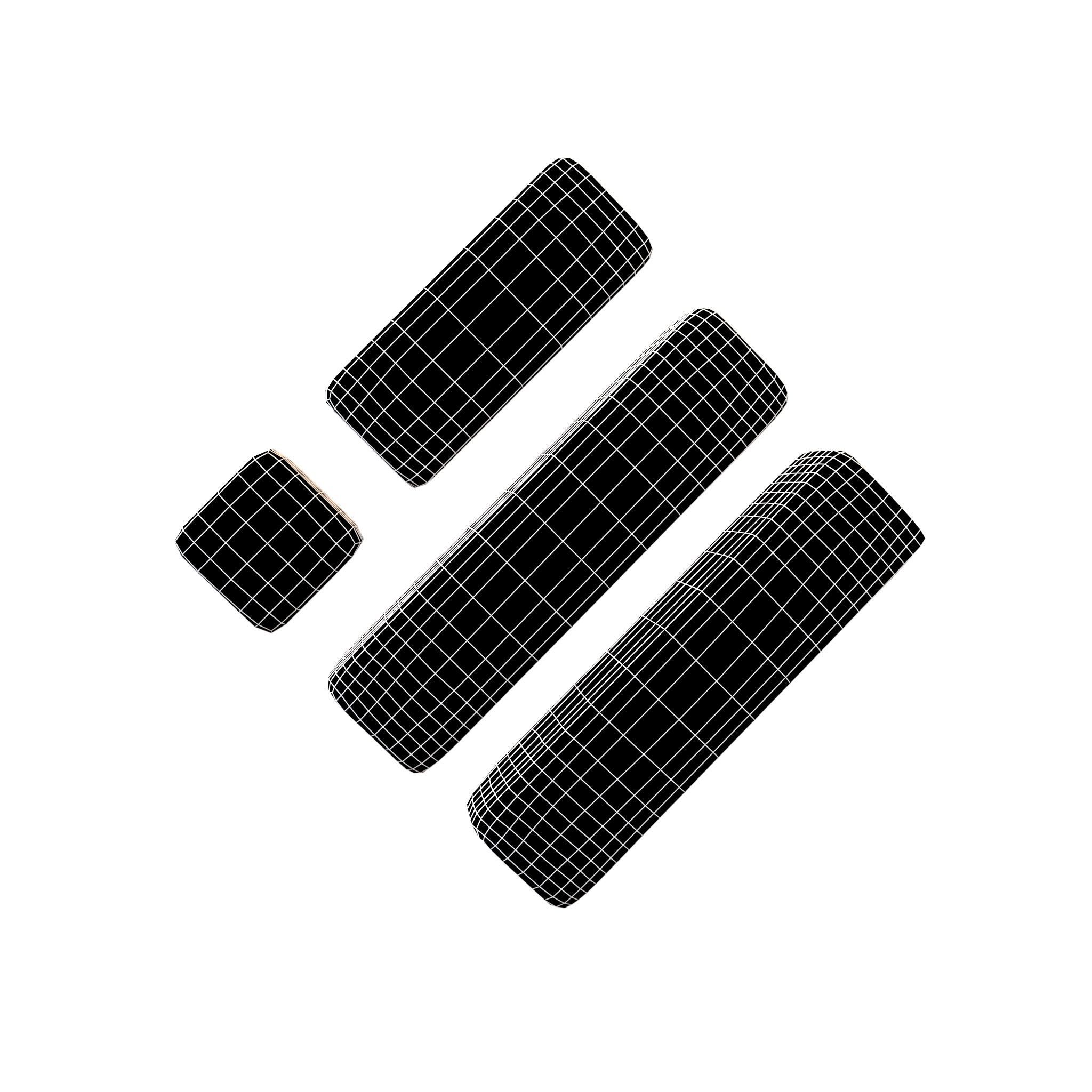 Binance USD Coin v1 001 Low-poly 3D model_5